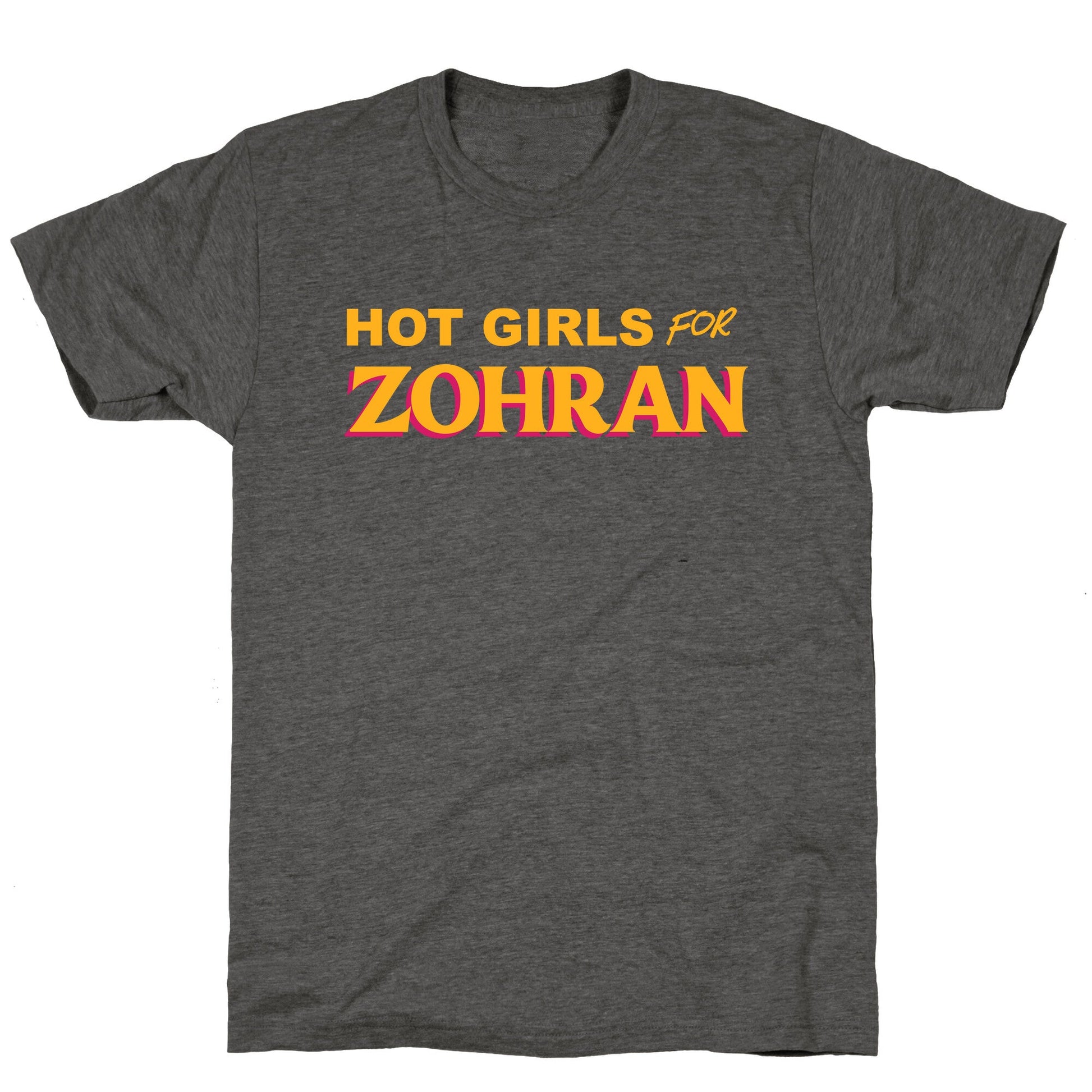 Hot Girls For Zohran Unisex Triblend Tee