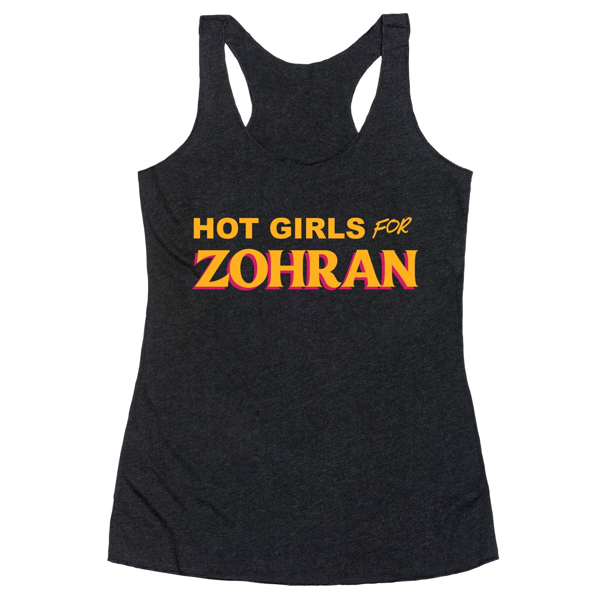 Hot Girls For Zohran Racerback Tank