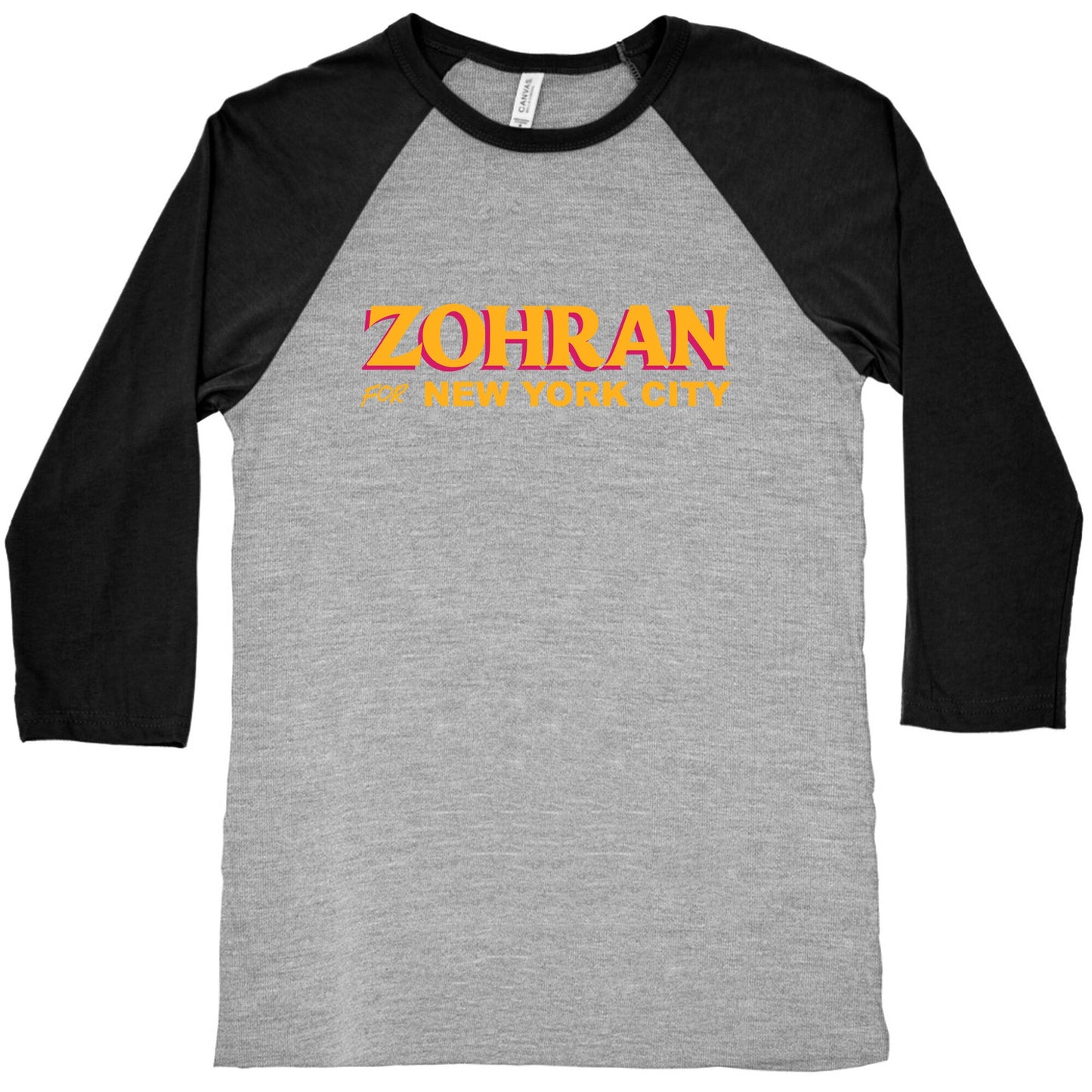 Zohran for New York City Baseball Tee