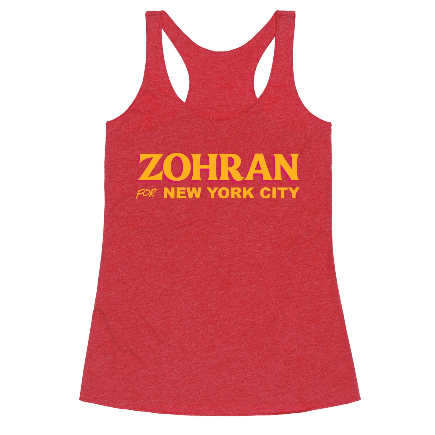 Zohran for New York City Racerback Tank