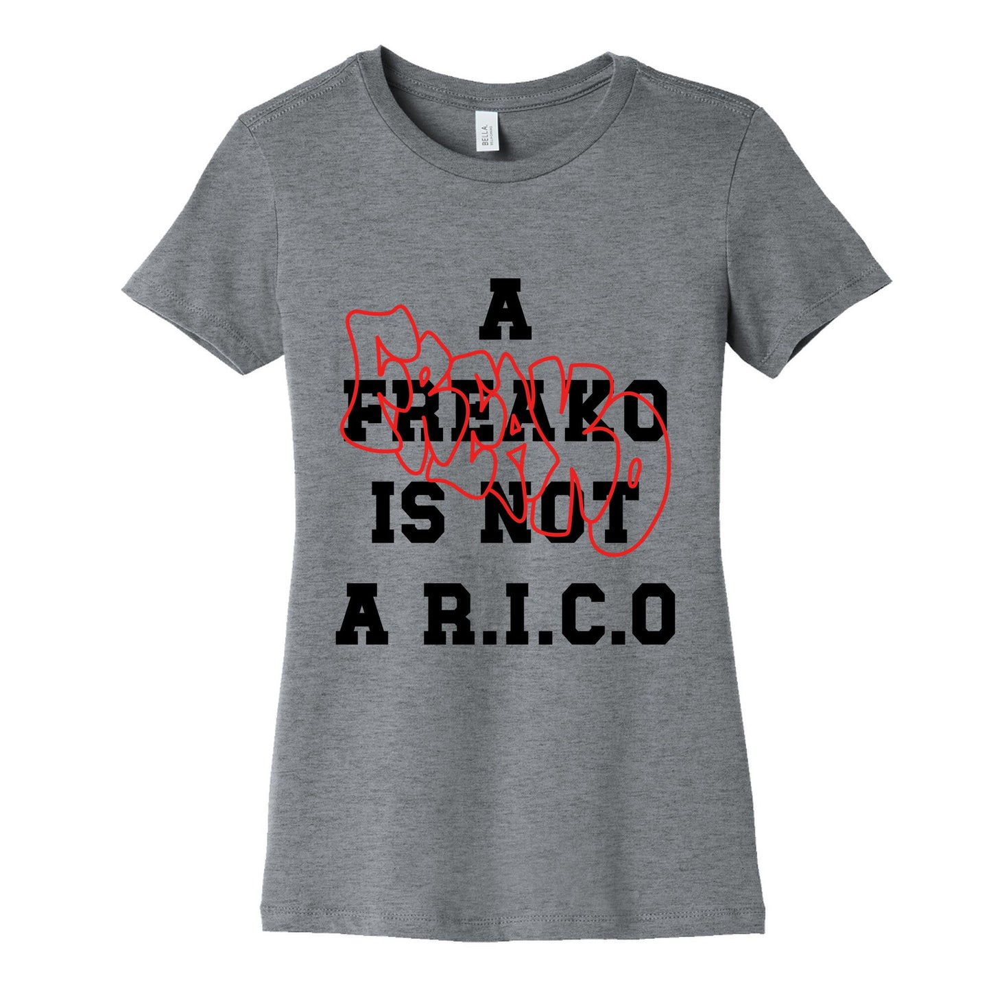 A Freako Is Not A Rico Womens Cotton Tee