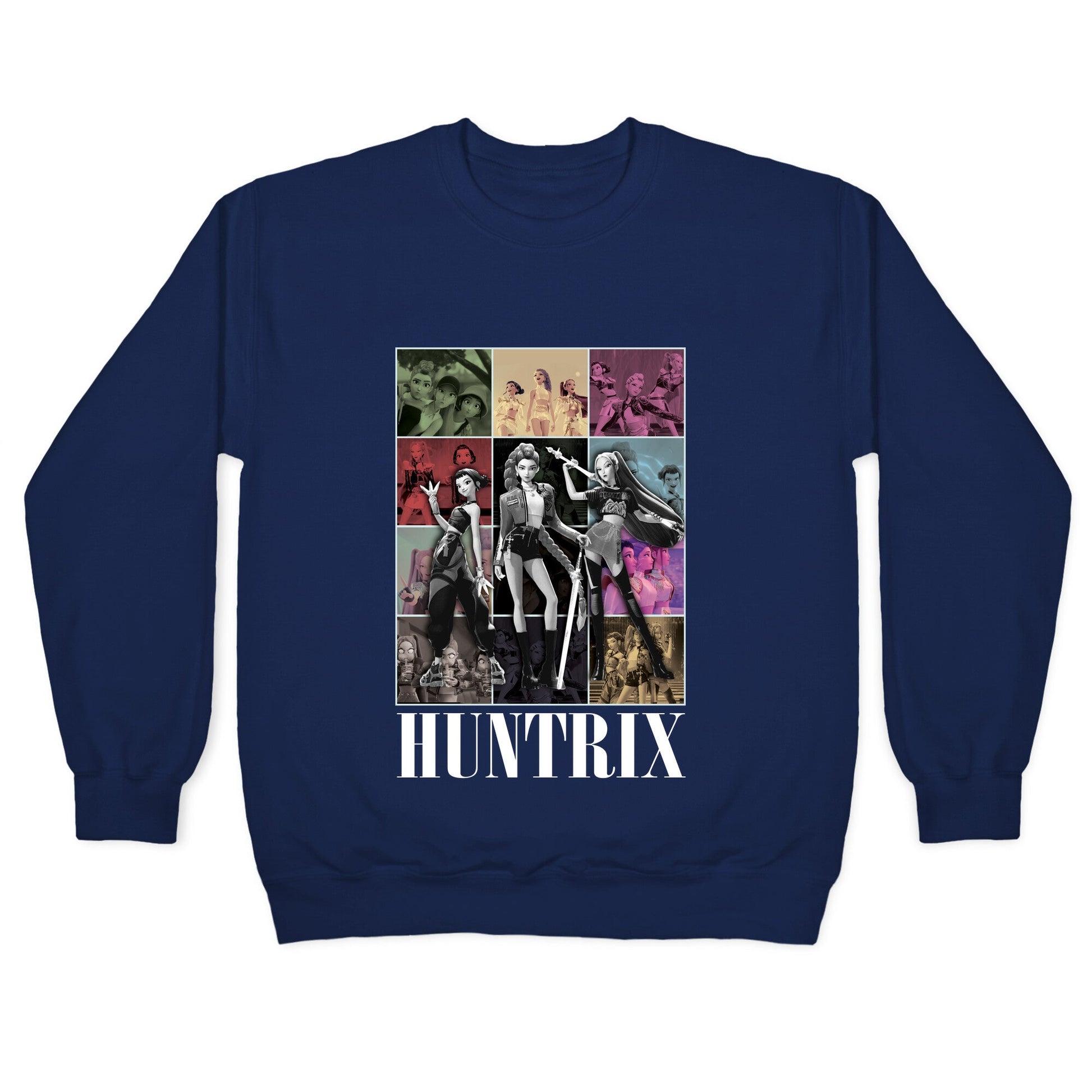 Huntrix Kpop Demon Hunters Crewneck Sweatshirt
