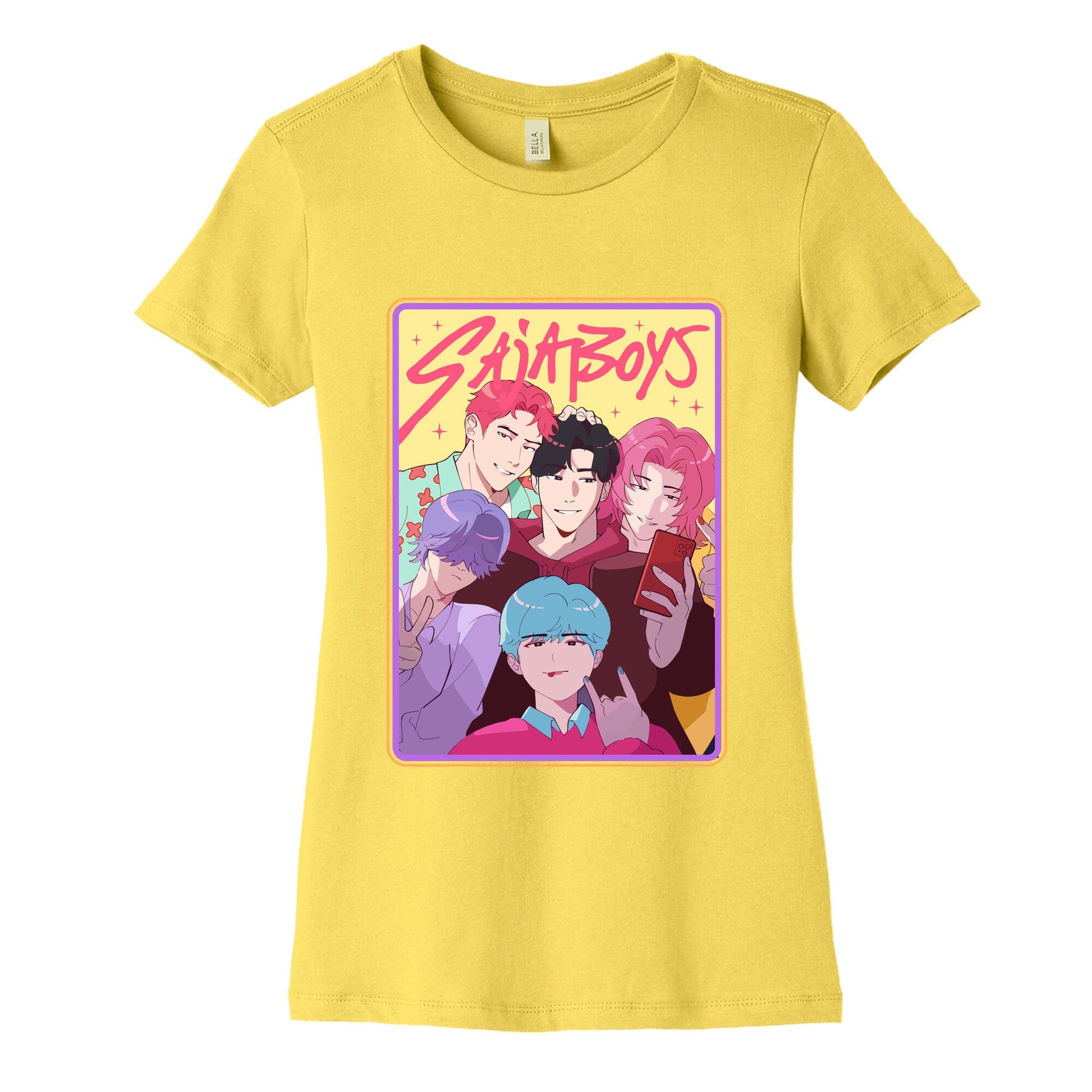 Sajaboys Kpop Demon Hunters Womens Cotton Tee