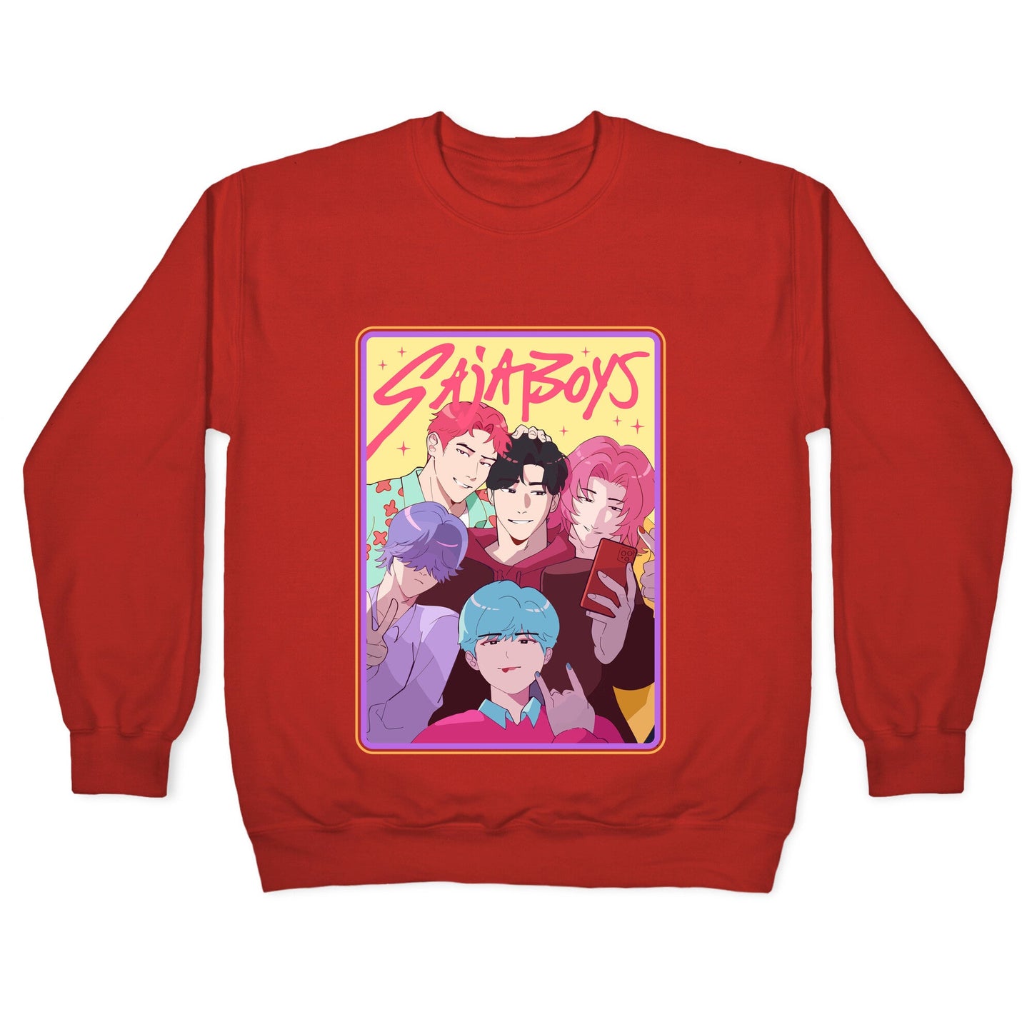 Sajaboys Kpop Demon Hunters Crewneck Sweatshirt