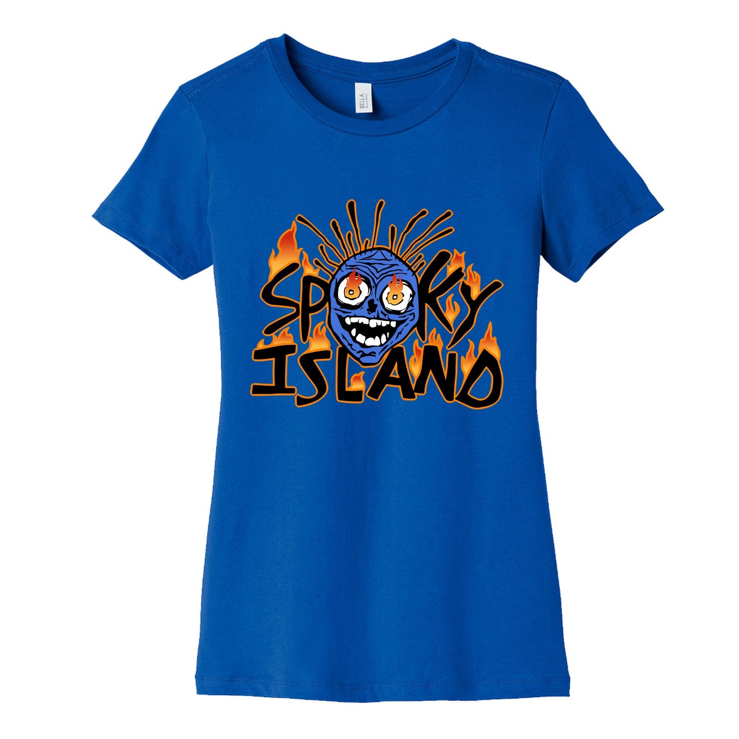 Spooky Island Womens Cotton Tee