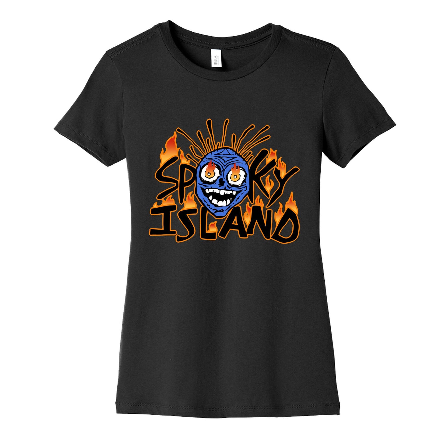 Spooky Island Womens Cotton Tee