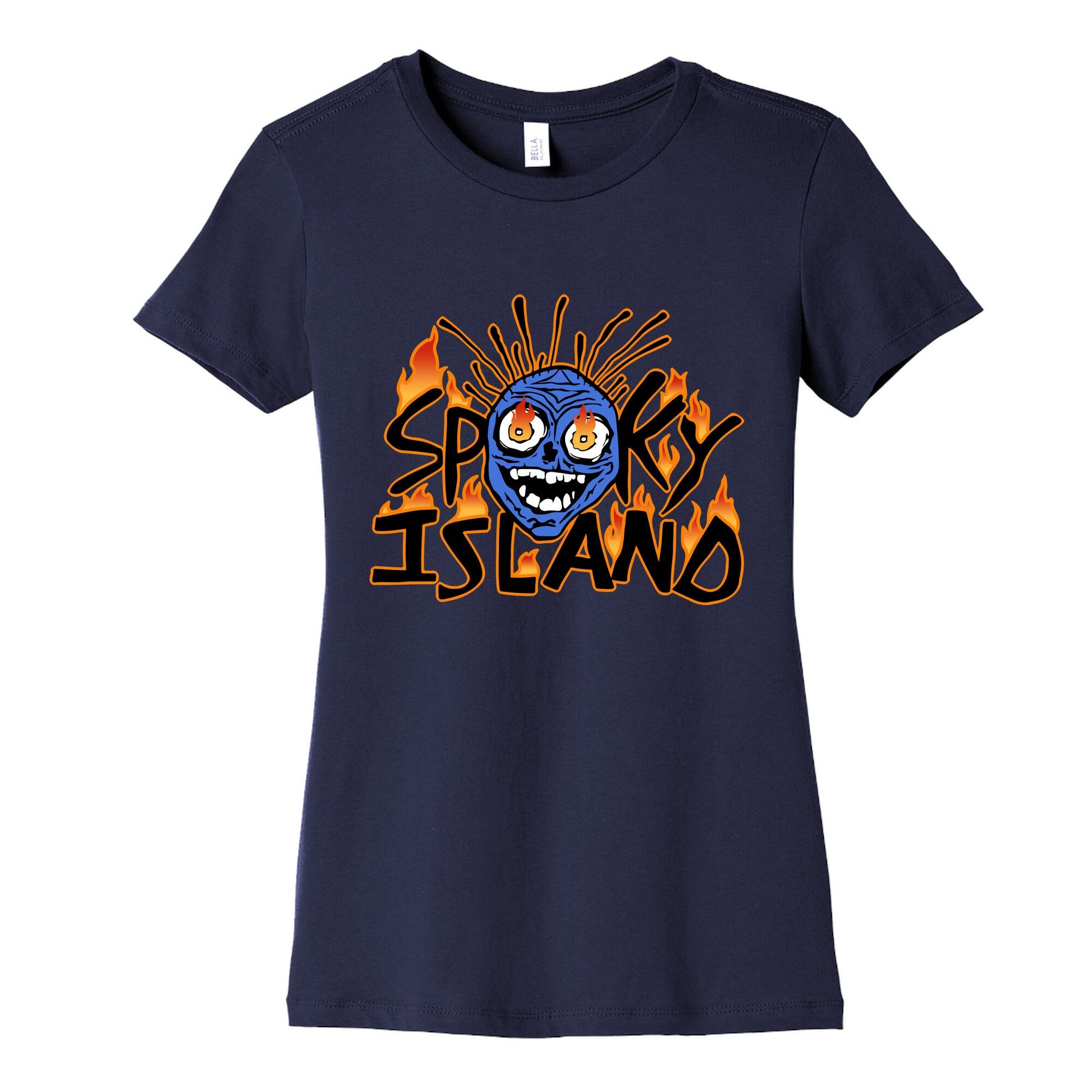Spooky Island Womens Cotton Tee