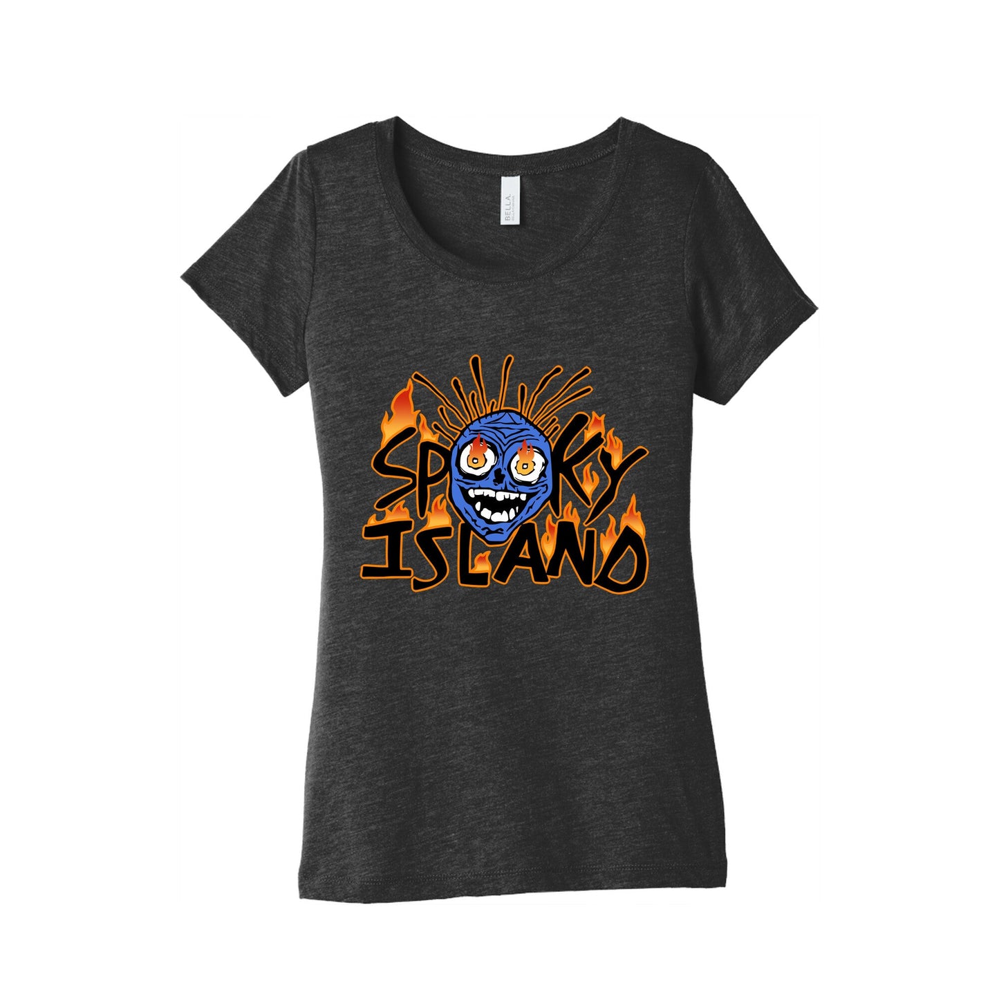 Spooky Island Womens Triblend Tee