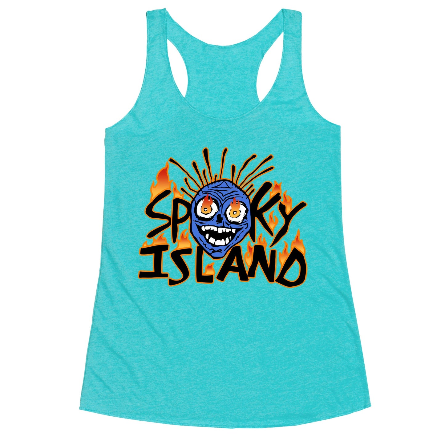 Spooky Island Racerback Tank
