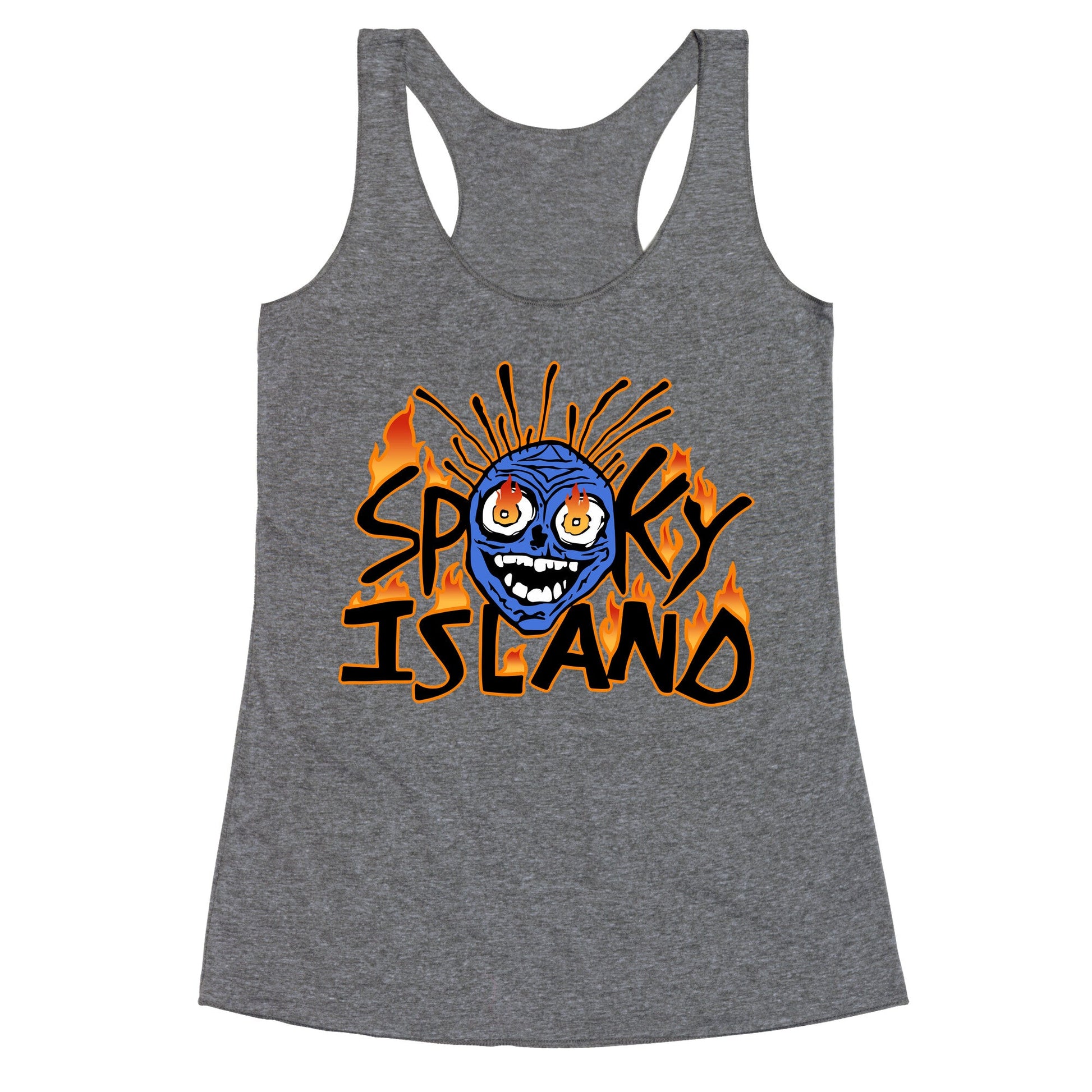 Spooky Island Racerback Tank