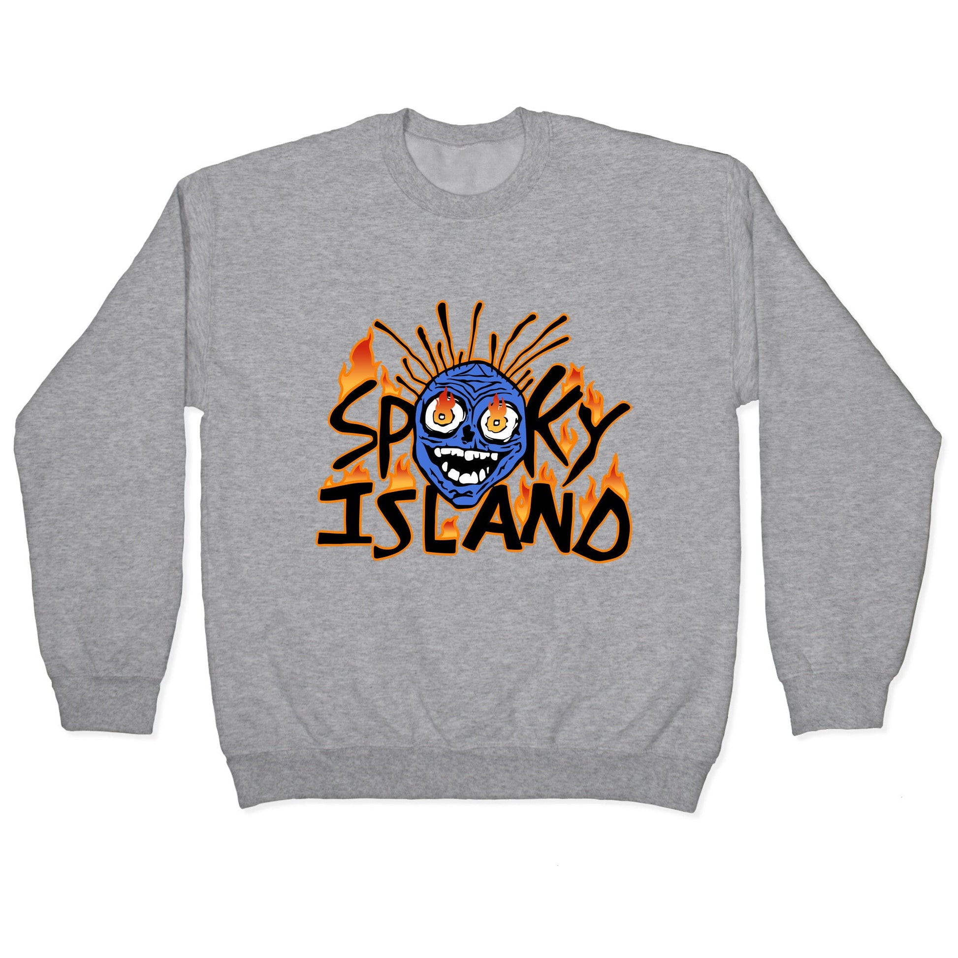 Spooky Island Crewneck Sweatshirt