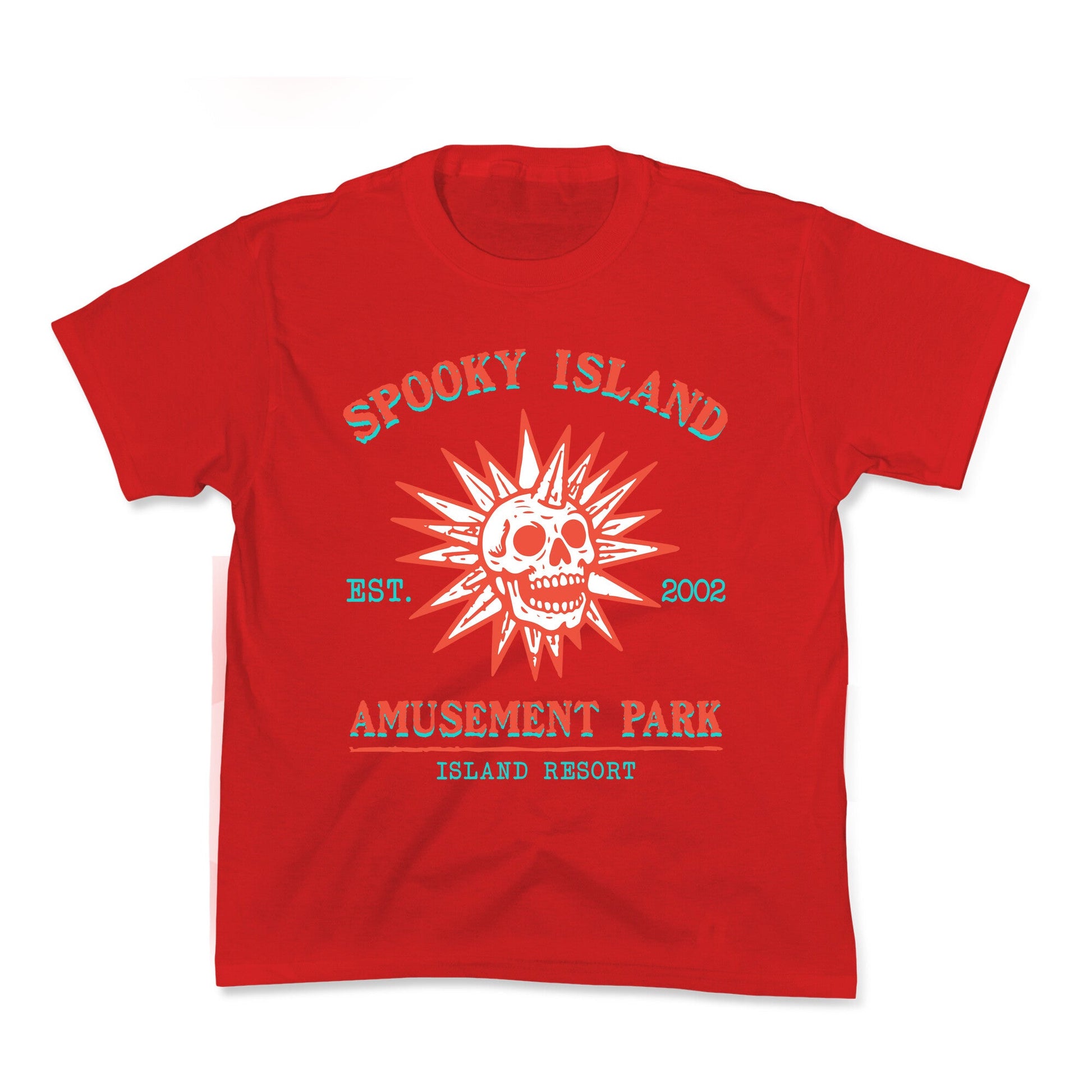 Spooky Island Retro Kids Tee