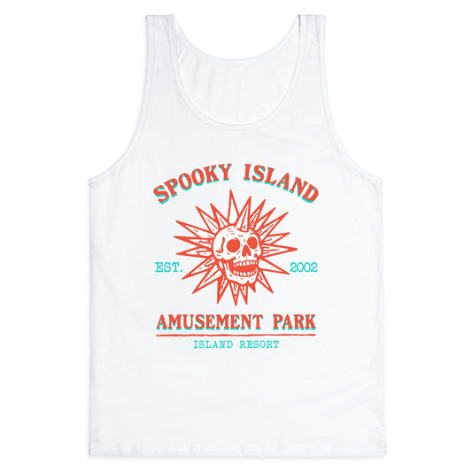 Spooky Island Retro Tank Top