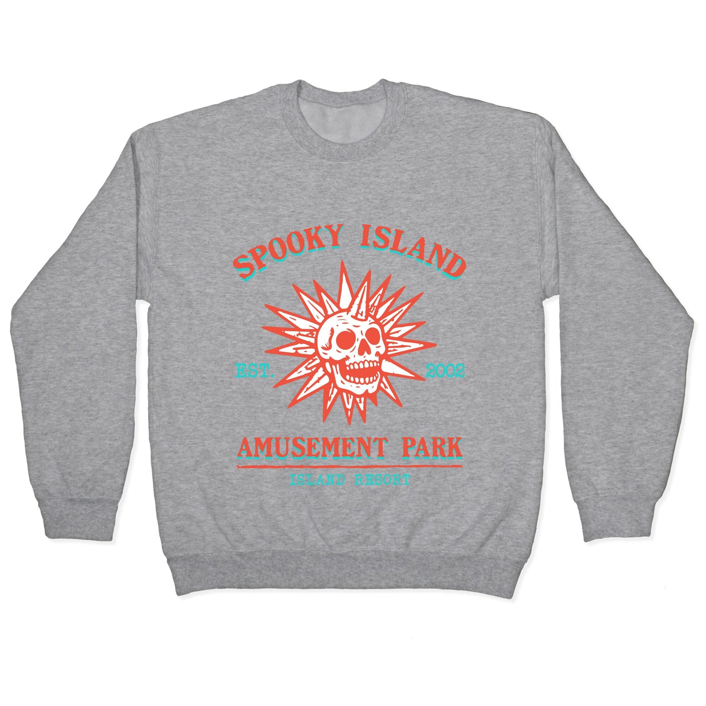 Spooky Island Retro Crewneck Sweatshirt