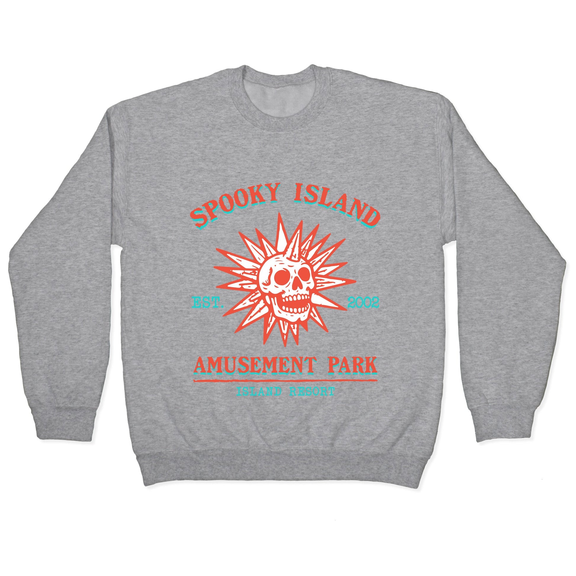 Spooky Island Retro Crewneck Sweatshirt