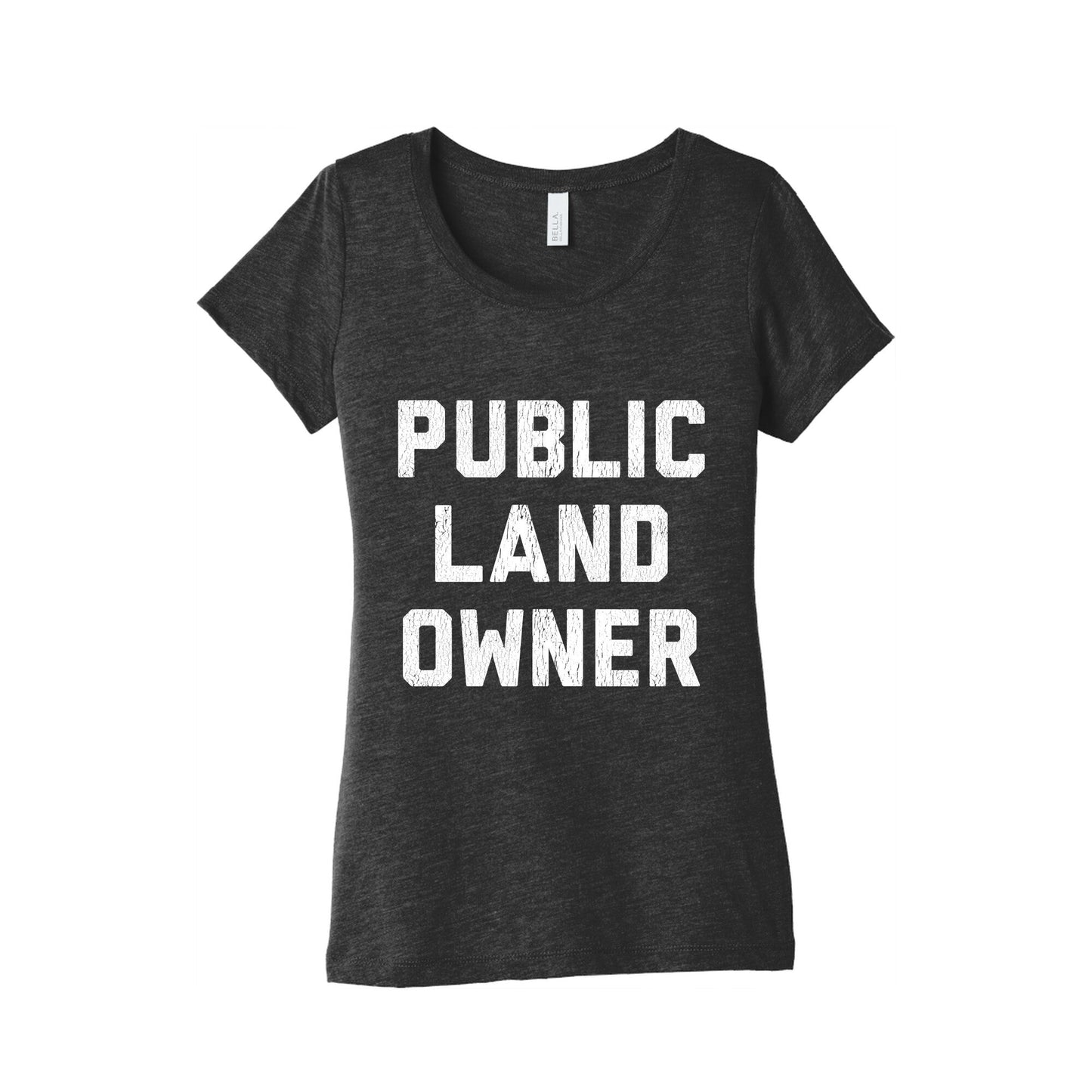Public Land Owner Womens Triblend Tee