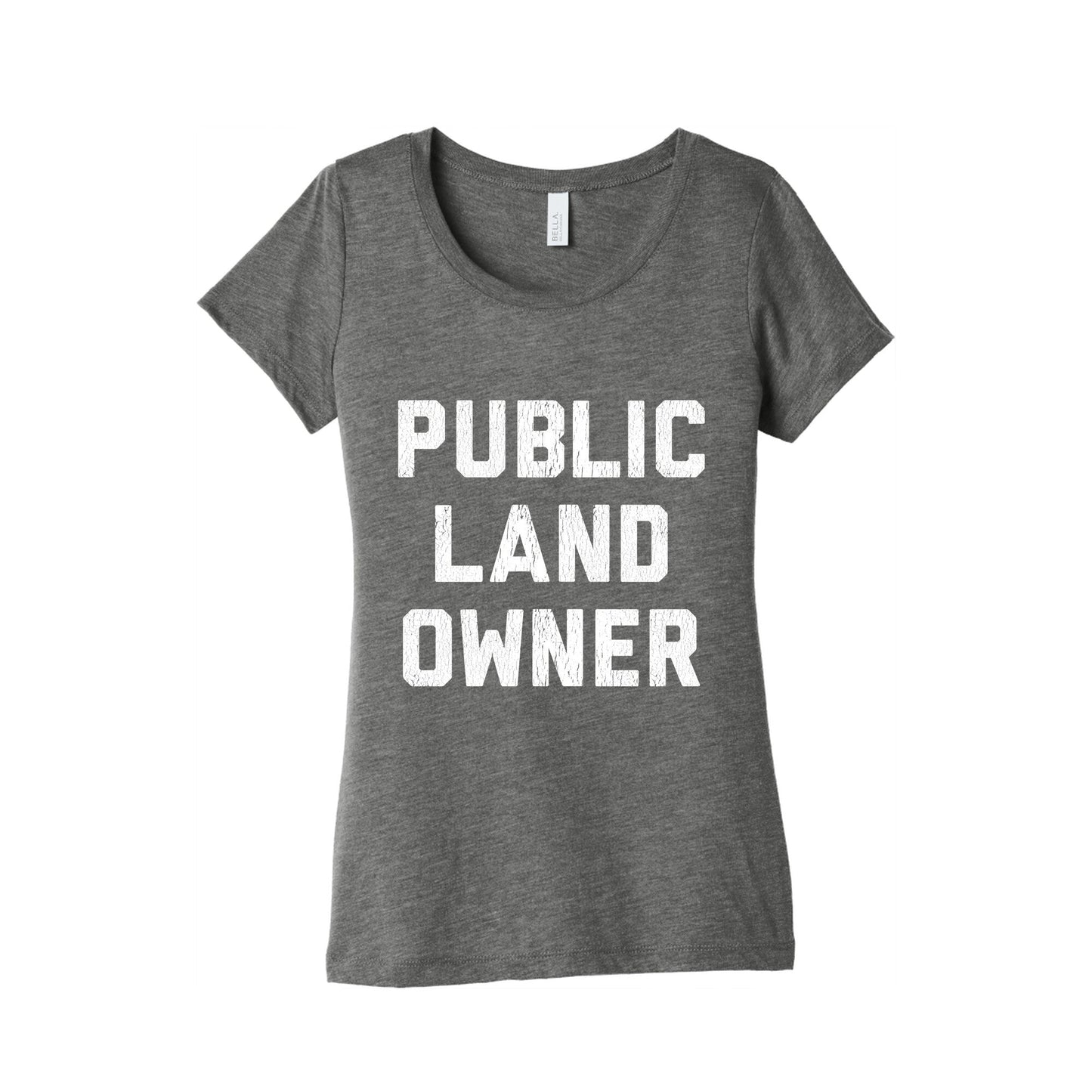 Public Land Owner Womens Triblend Tee