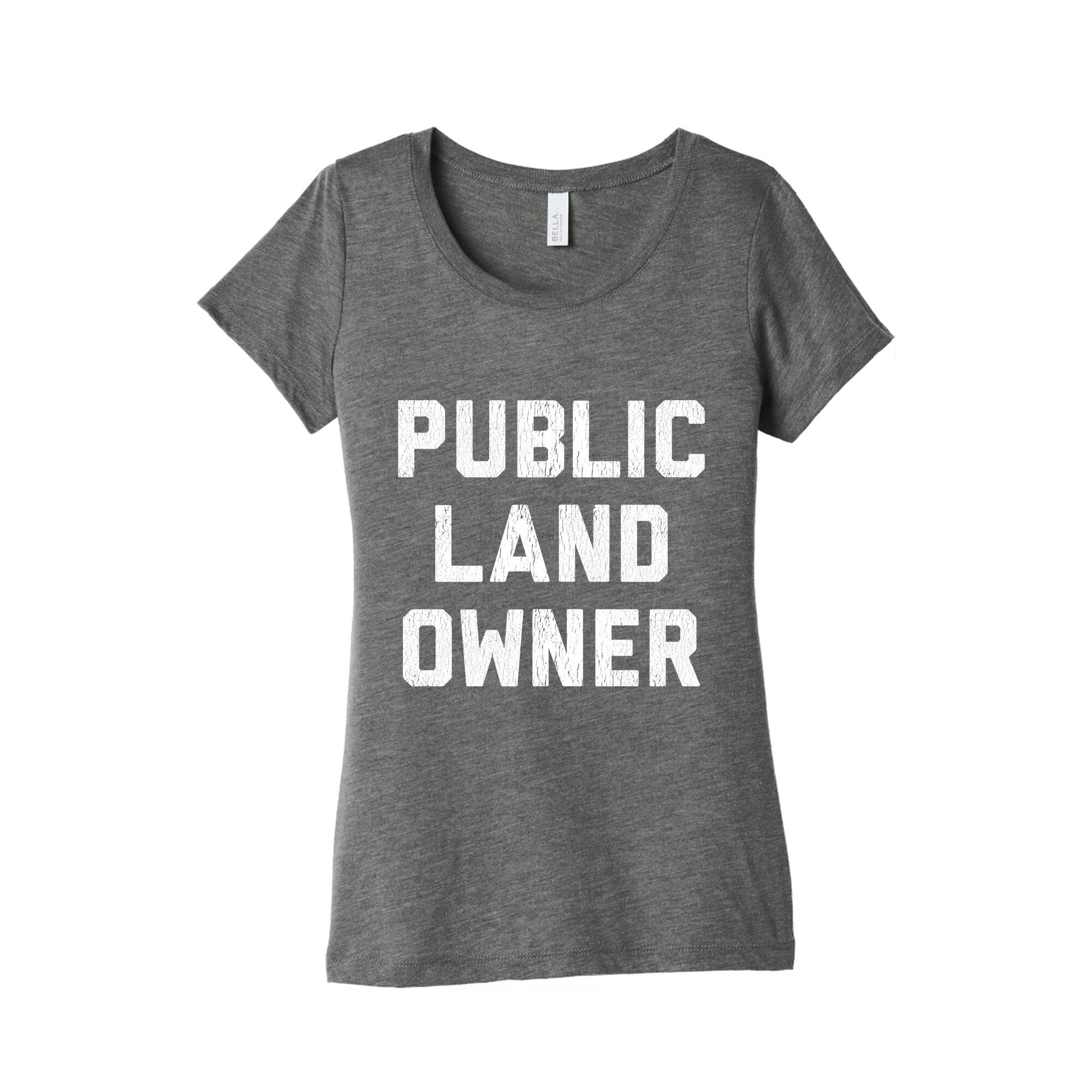Public Land Owner Womens Triblend Tee