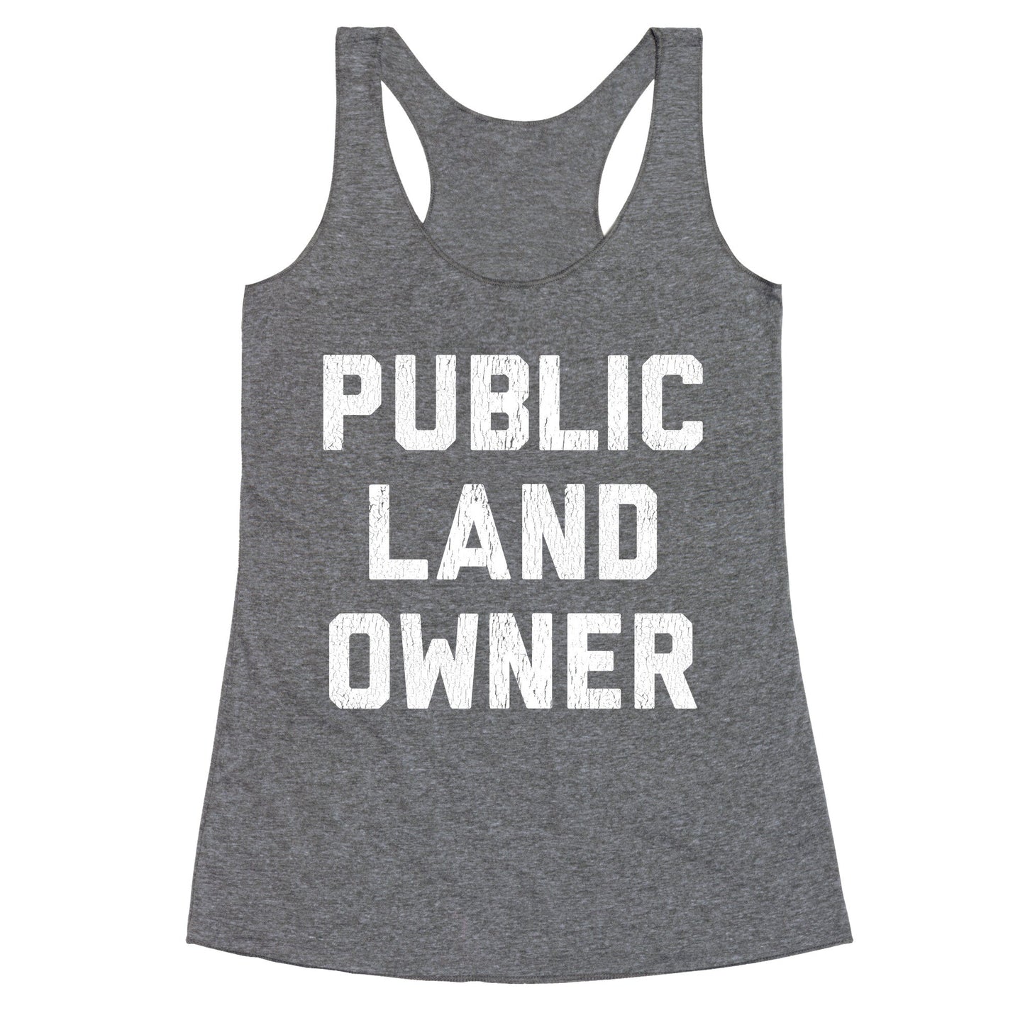 Public Land Owner Racerback Tank