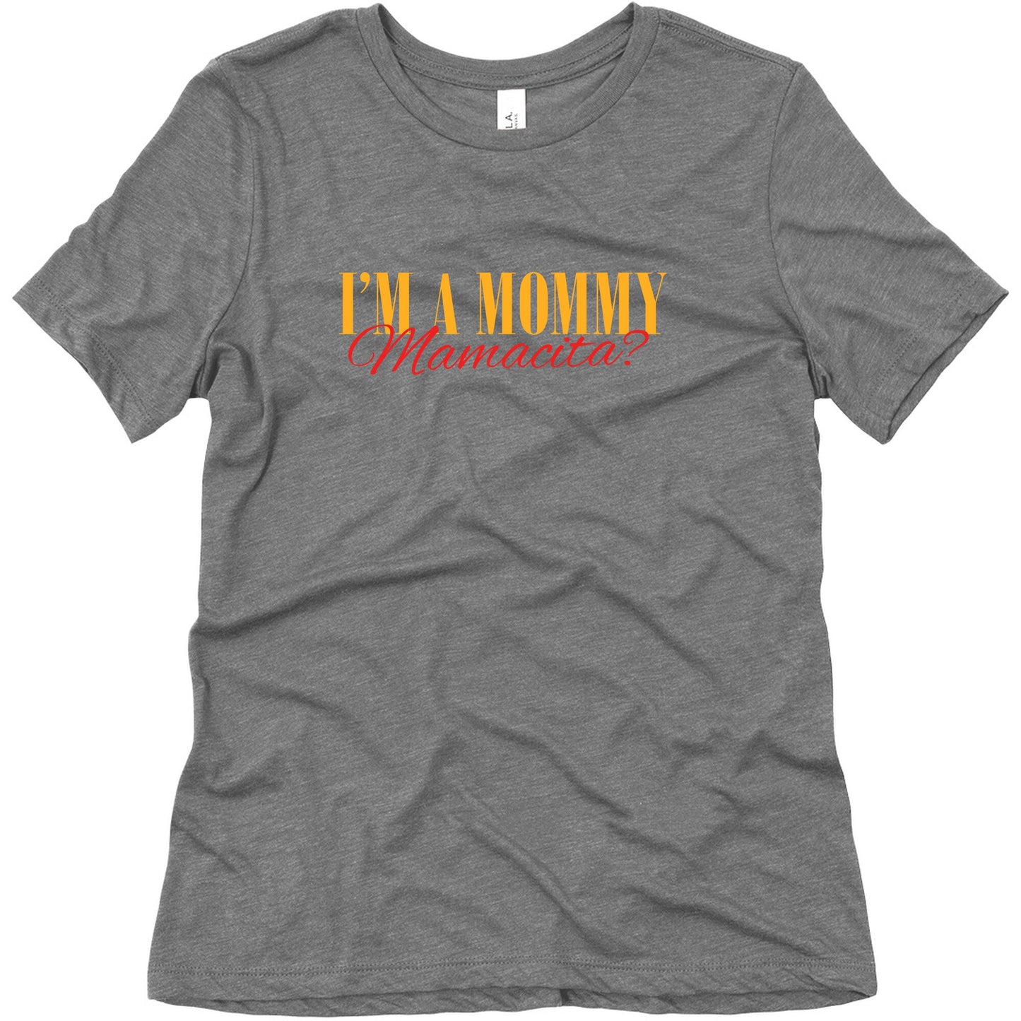 Mamacita Mom of a Human Womens Relaxed Fit Triblend Tee