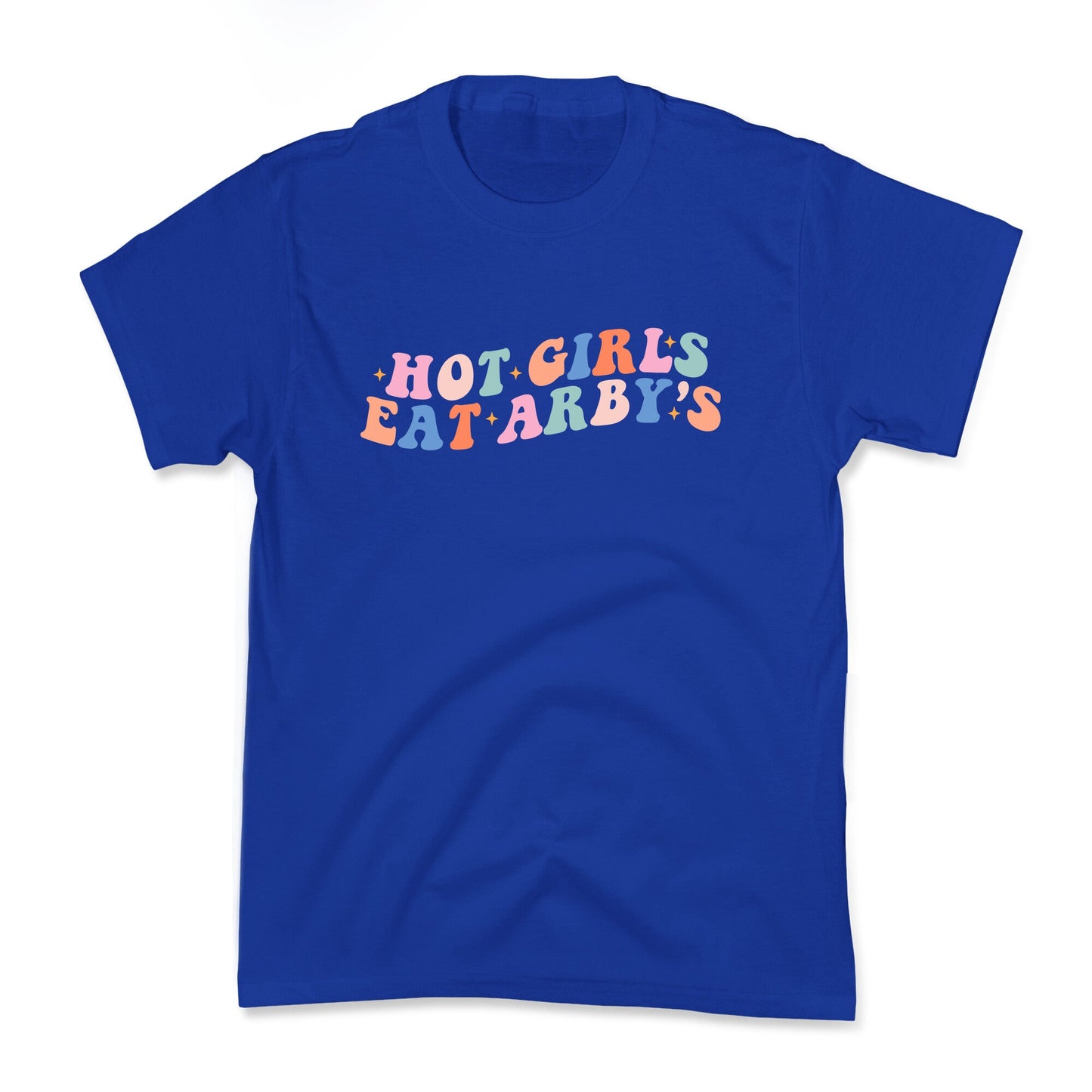 Hot Girls Eat Arbys Retro Kids Tee