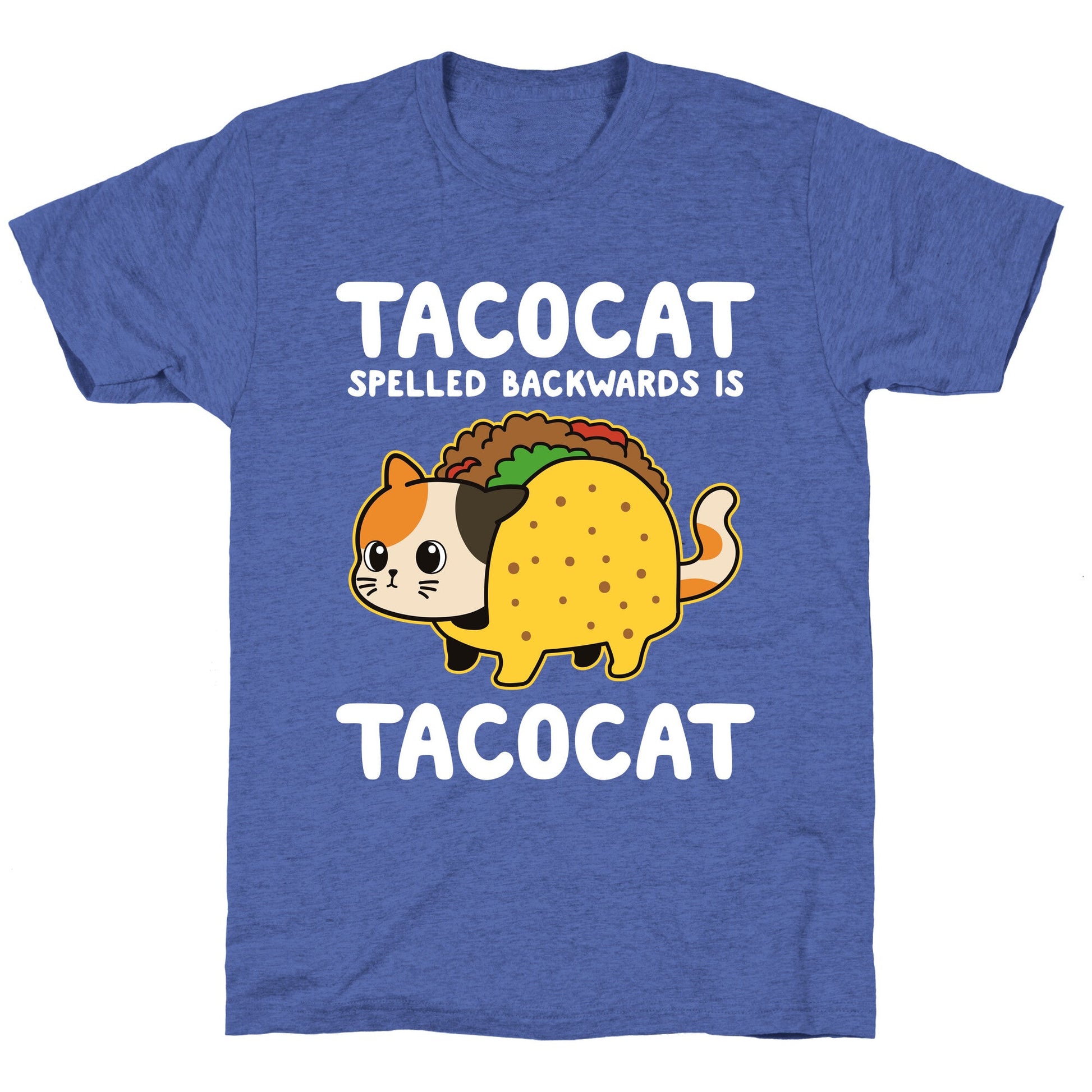 Tacocat Spelled Backwards Unisex Triblend Tee
