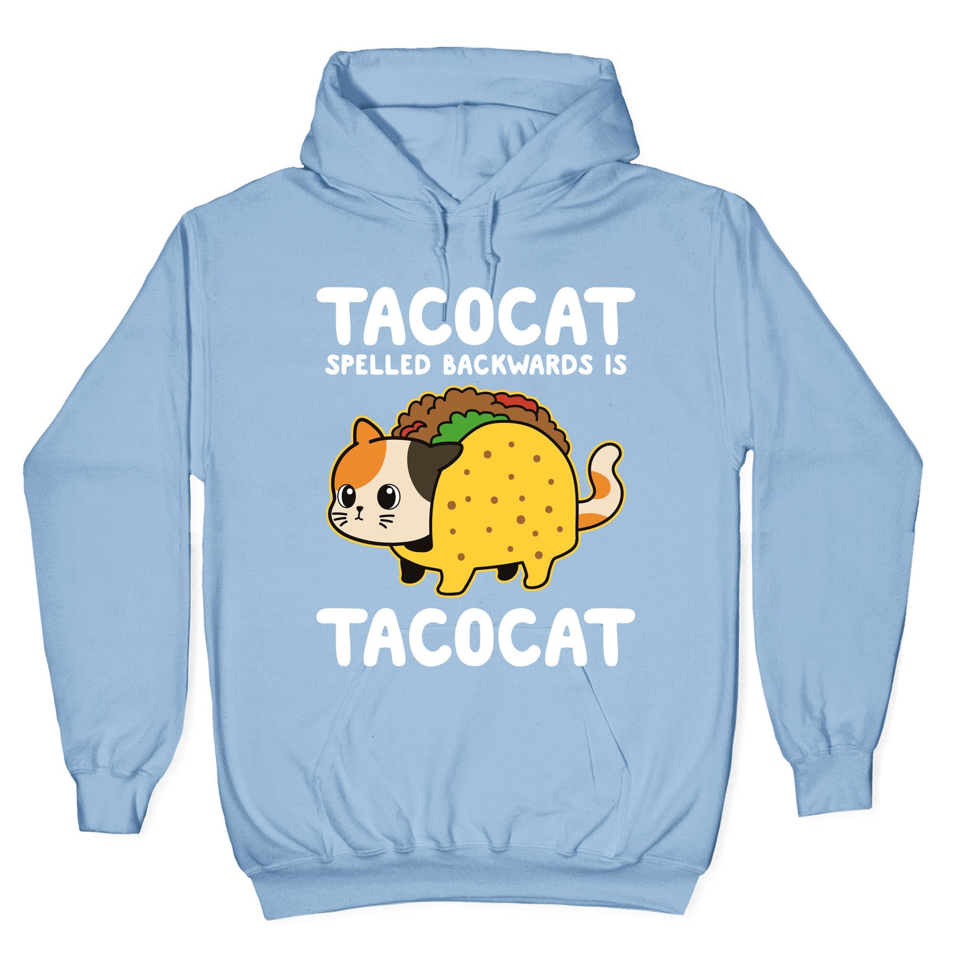 Tacocat Spelled Backwards Hoodie