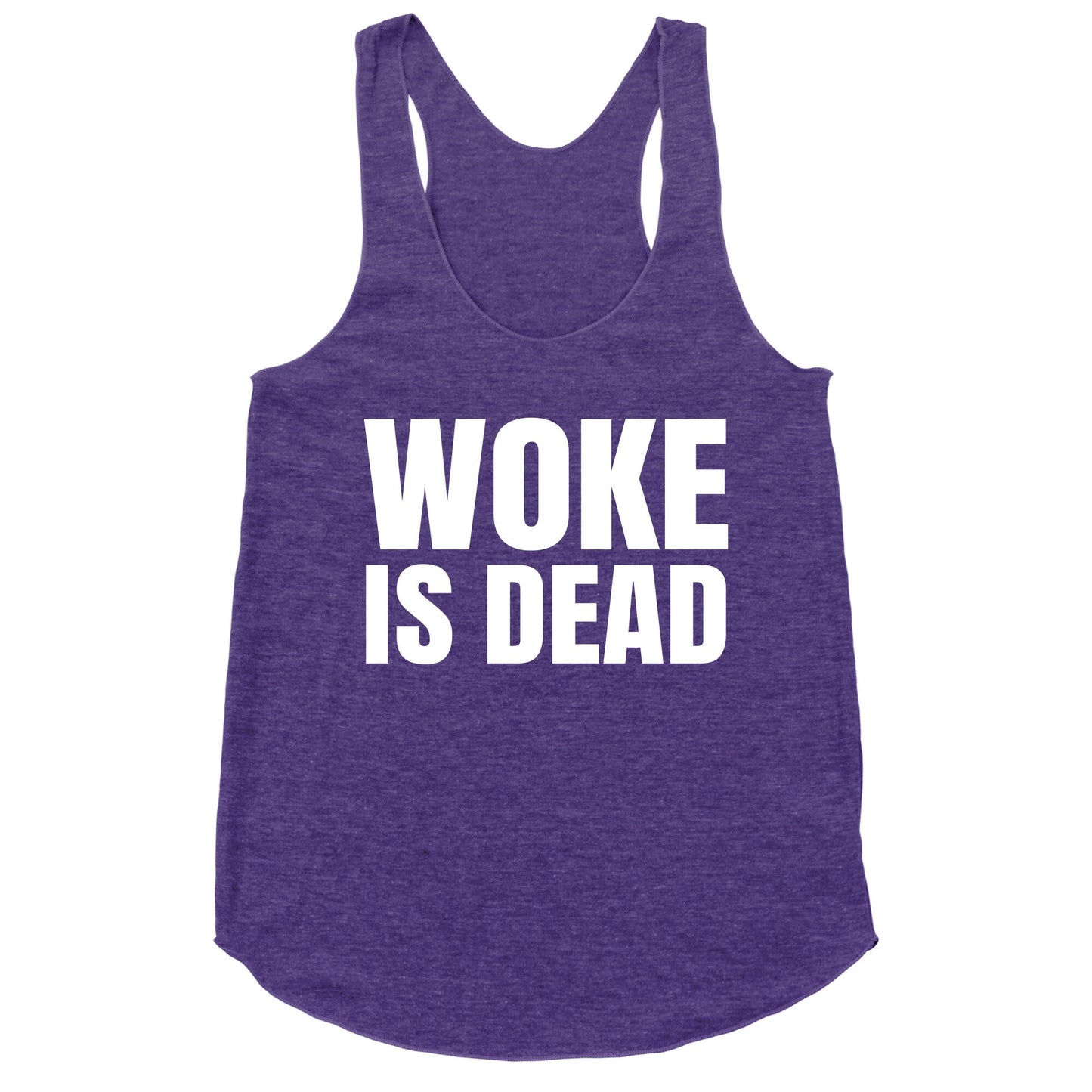 Woke Is Dead Cartman Racerback Tank