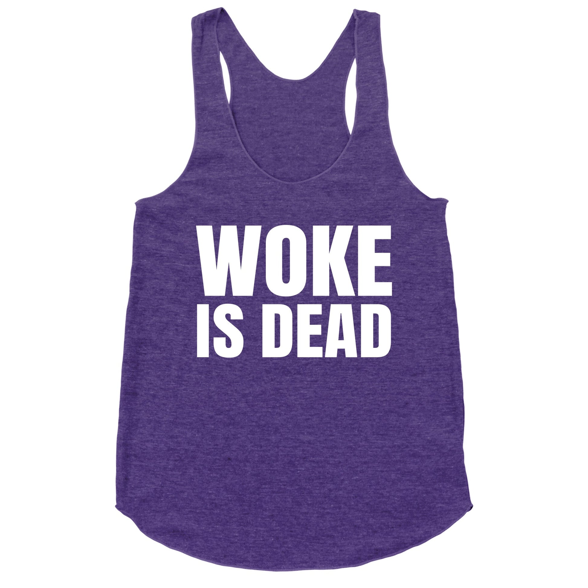 Woke Is Dead Cartman Racerback Tank