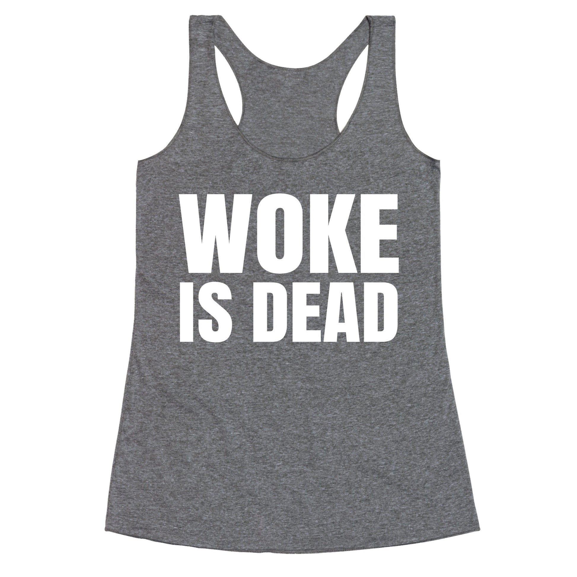 Woke Is Dead Cartman Racerback Tank