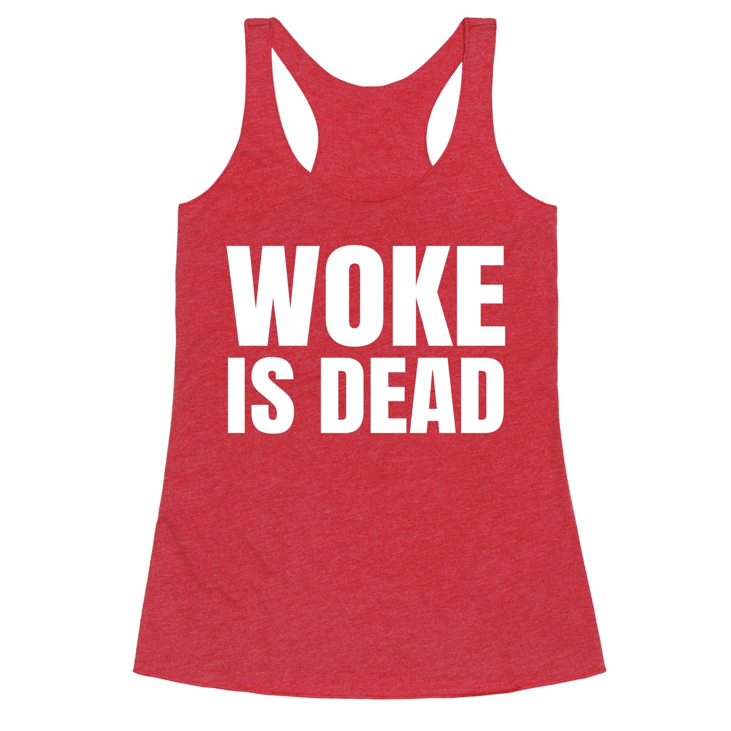 Woke Is Dead Cartman Racerback Tank