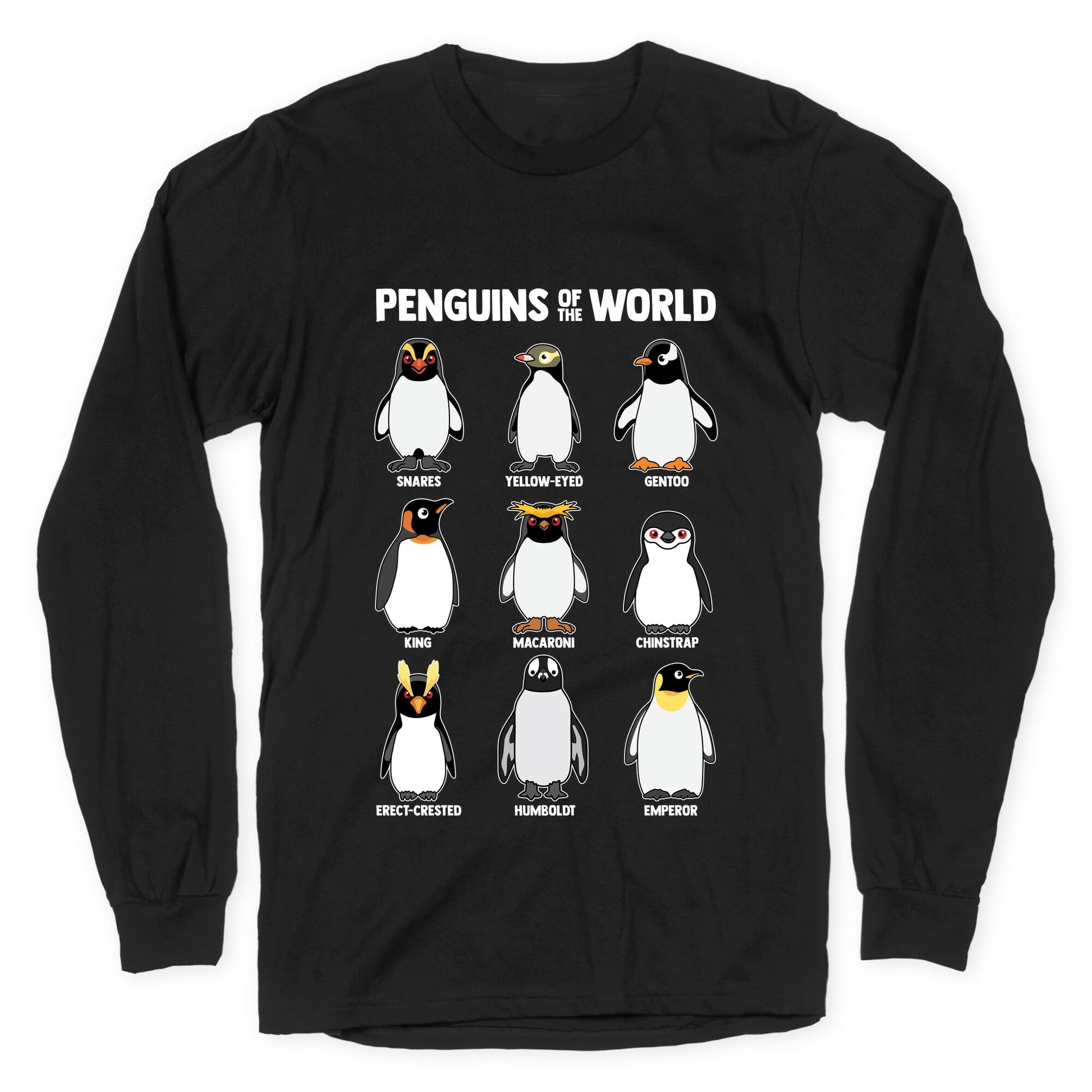 Penguins of the World Longsleeve Tee