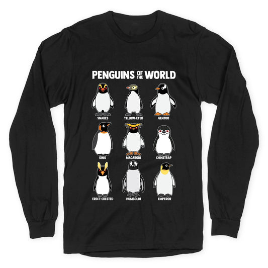 Penguins of the World Longsleeve Tee