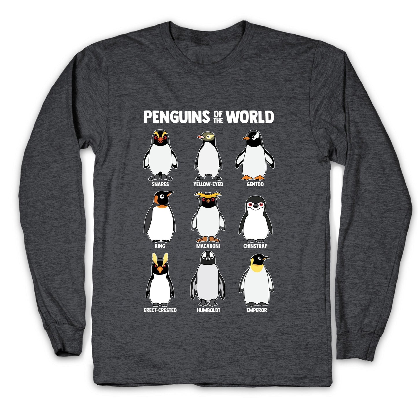 Penguins of the World Longsleeve Tee