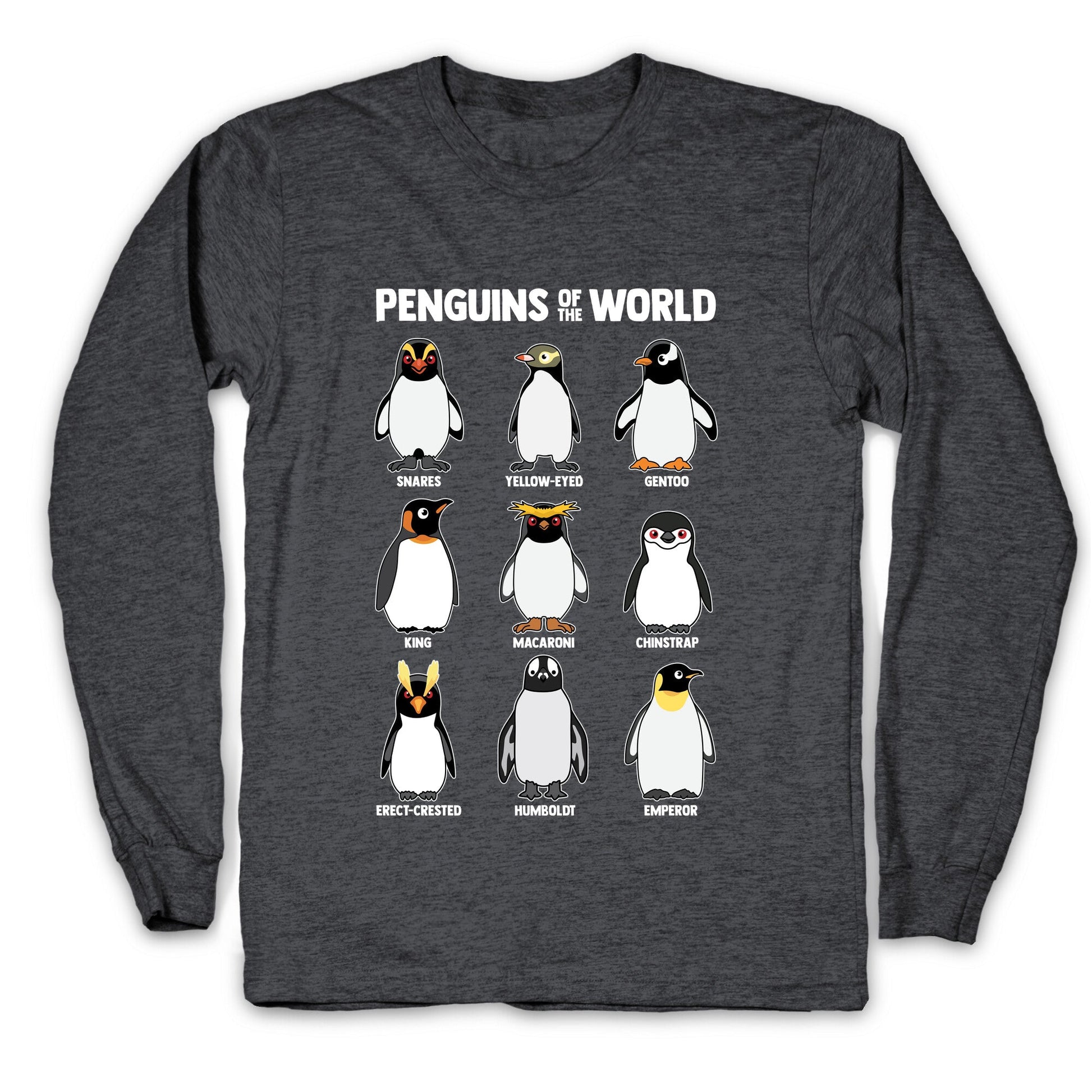 Penguins of the World Longsleeve Tee
