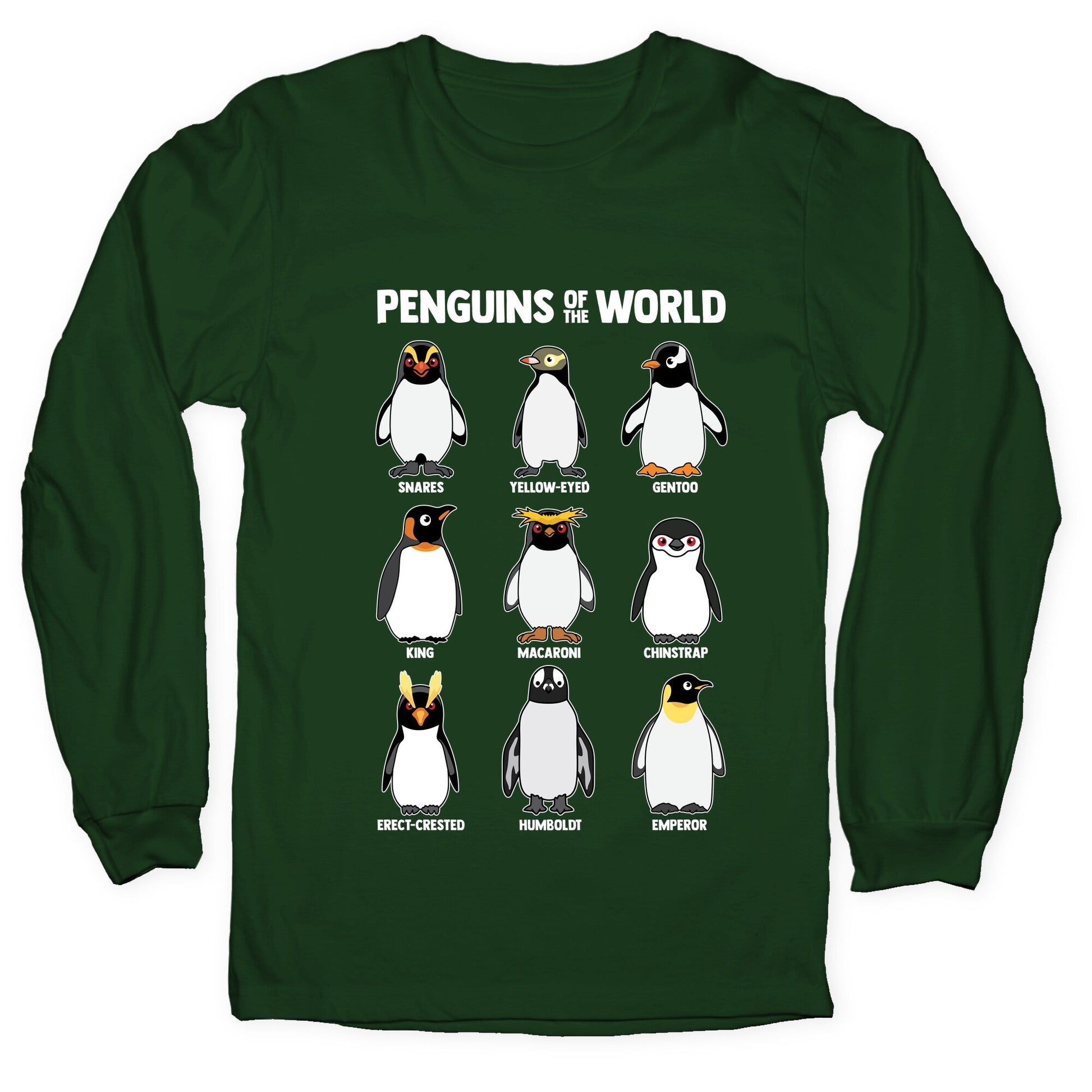 Penguins of the World Longsleeve Tee