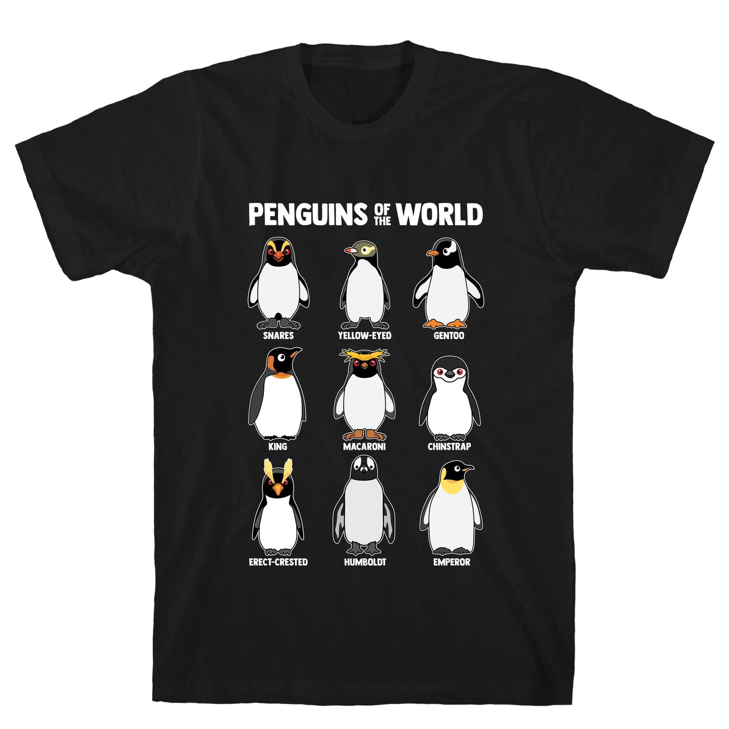 Penguins of the World T-Shirt