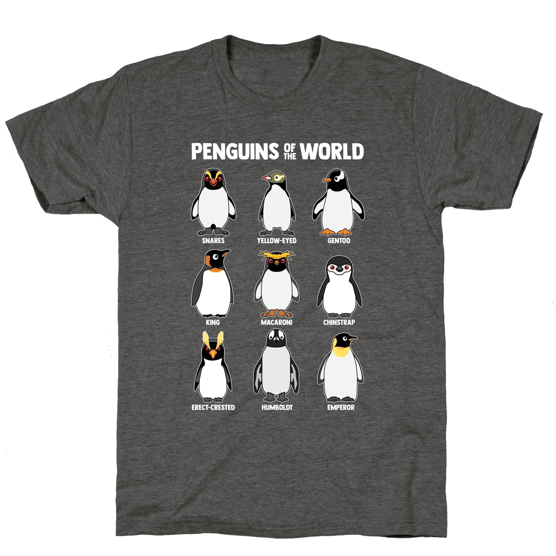 Penguins of the World Unisex Triblend Tee