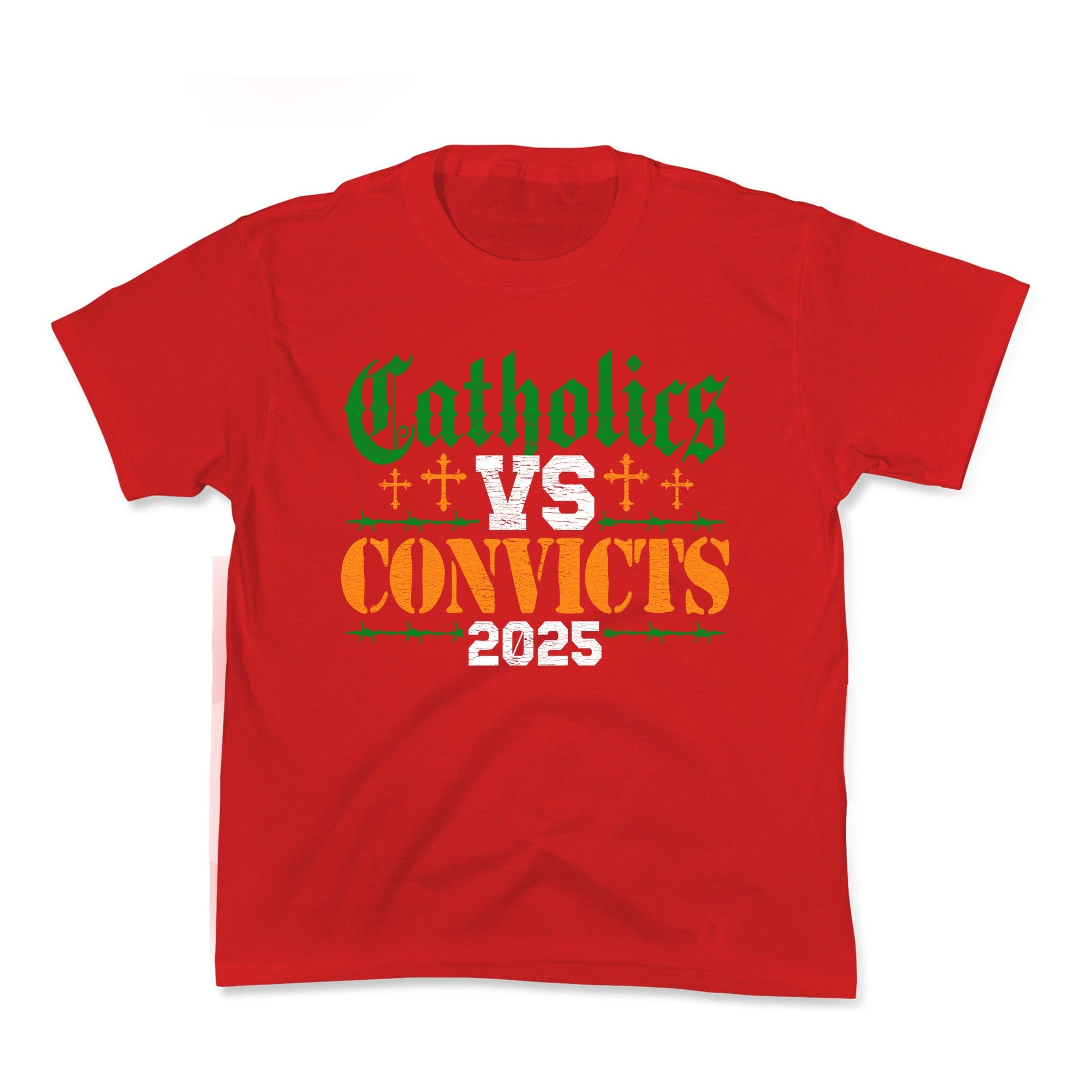 Catholics vs Convicts 2025 Kids Tee