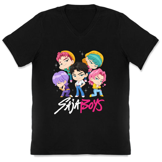 Saja Boys Kpop Demon Hunters V-Neck