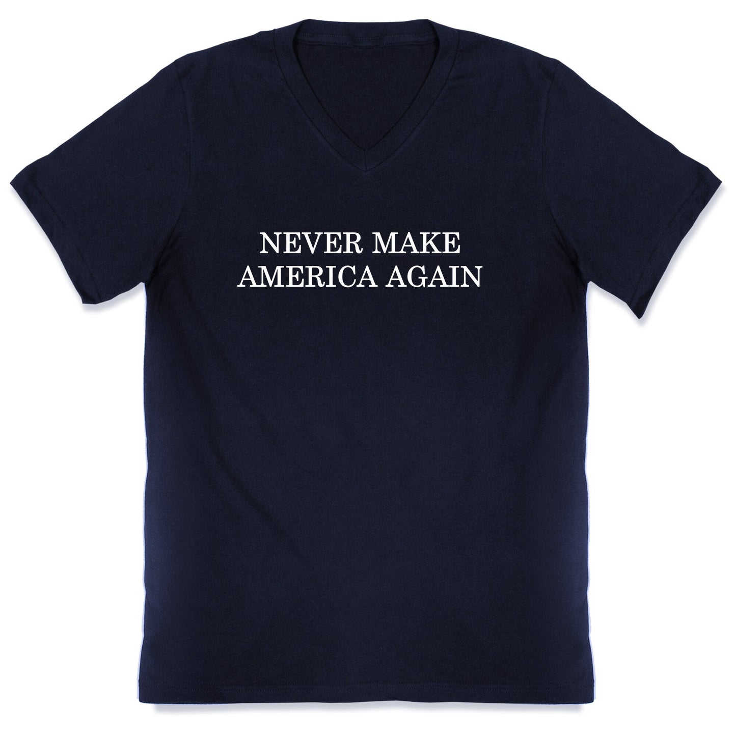 Never Make America Again V-Neck