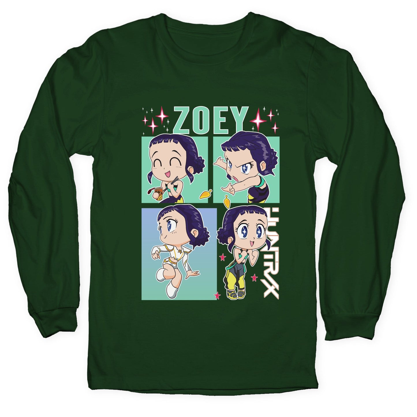 Zoey Kpop Demon Hunters Longsleeve Tee