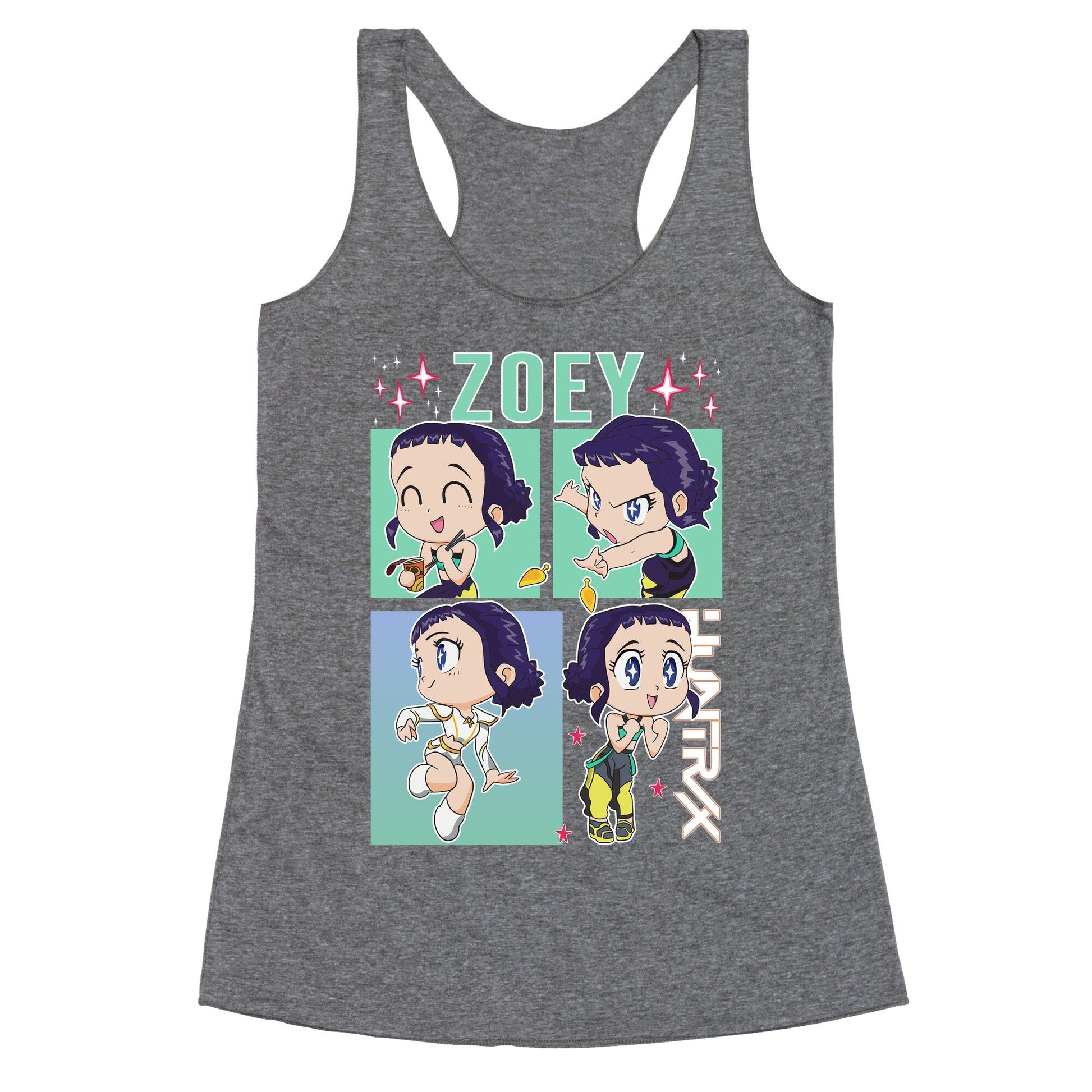 Zoey Kpop Demon Hunters Racerback Tank