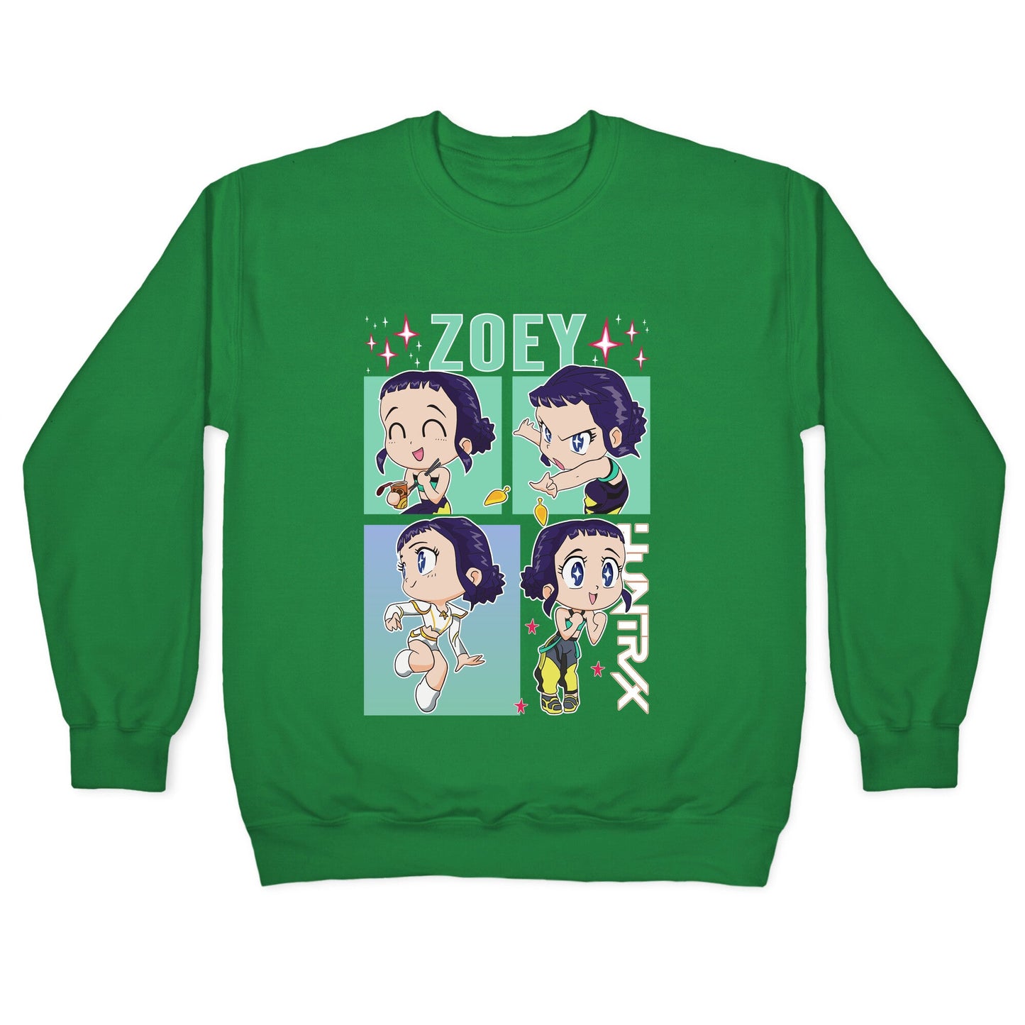 Zoey Kpop Demon Hunters Crewneck Sweatshirt
