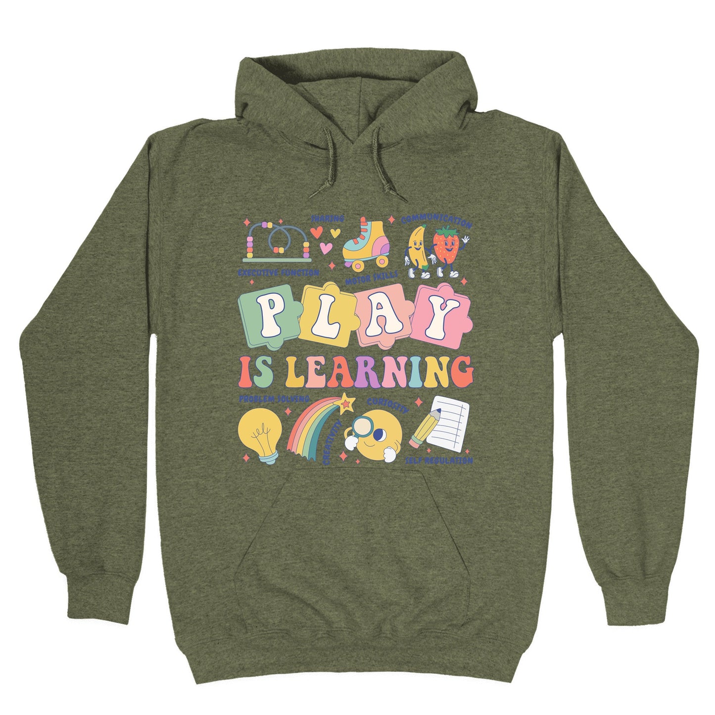 Play Is Learning Kindergarten Teacher Team Hoodie