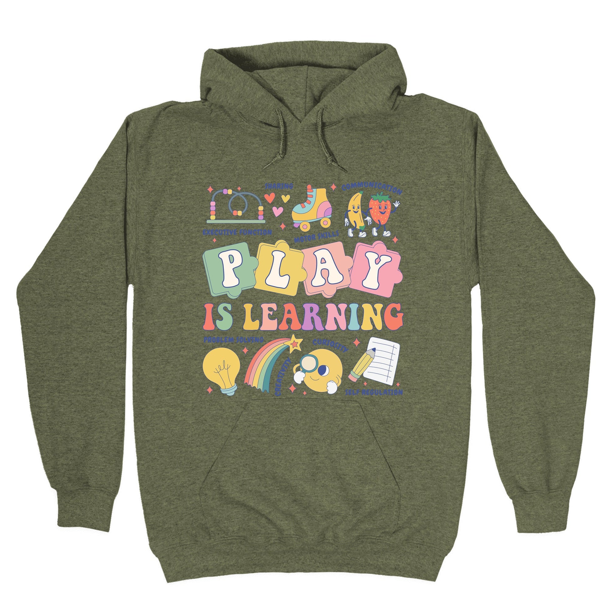 Play Is Learning Kindergarten Teacher Team Hoodie