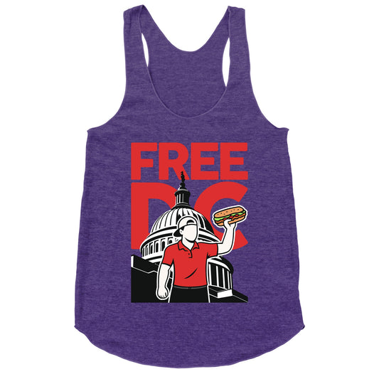 Anti Ice DC Sandwich Guy Racerback Tank