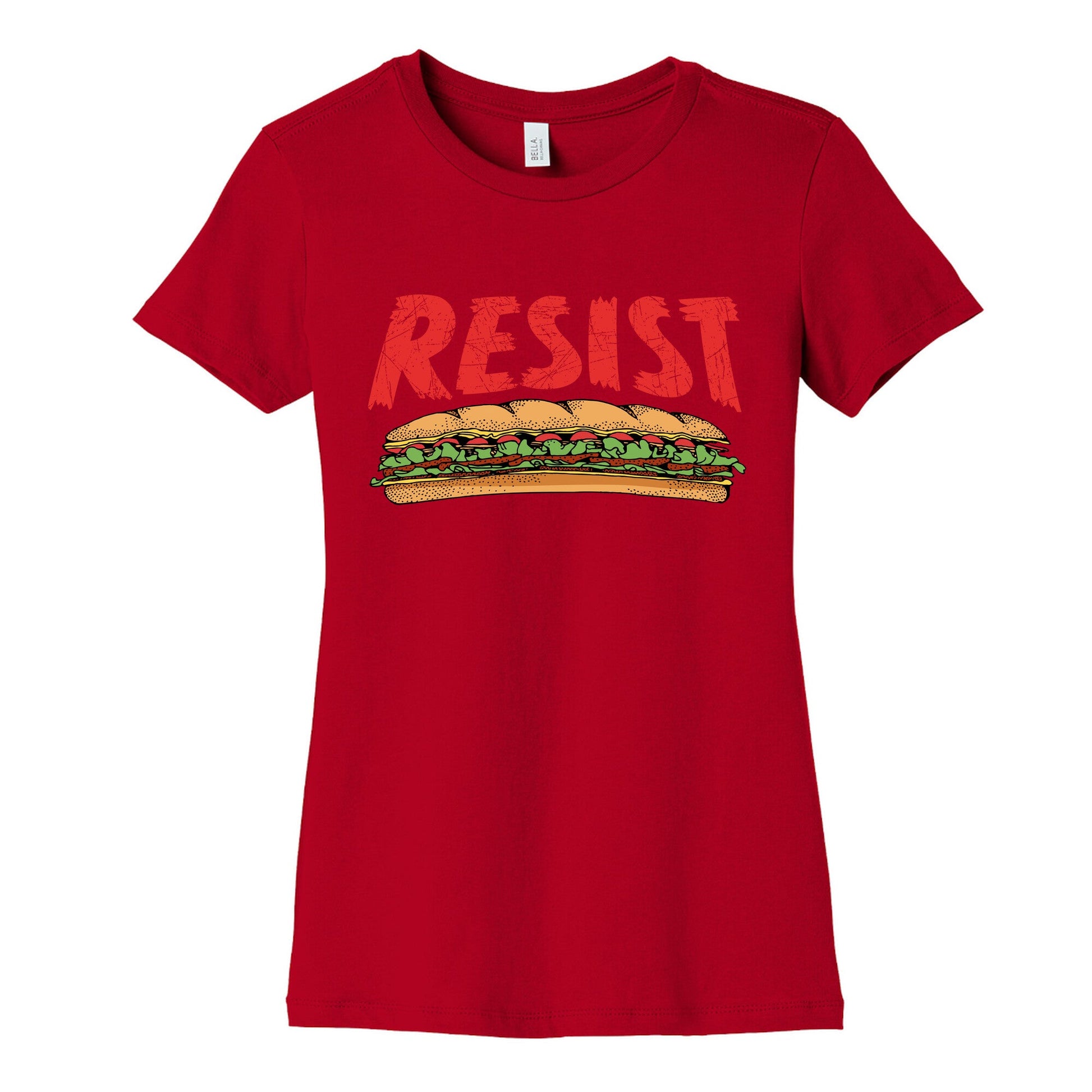 Resist Anti Ice Sandwich Guy DC Womens Cotton Tee
