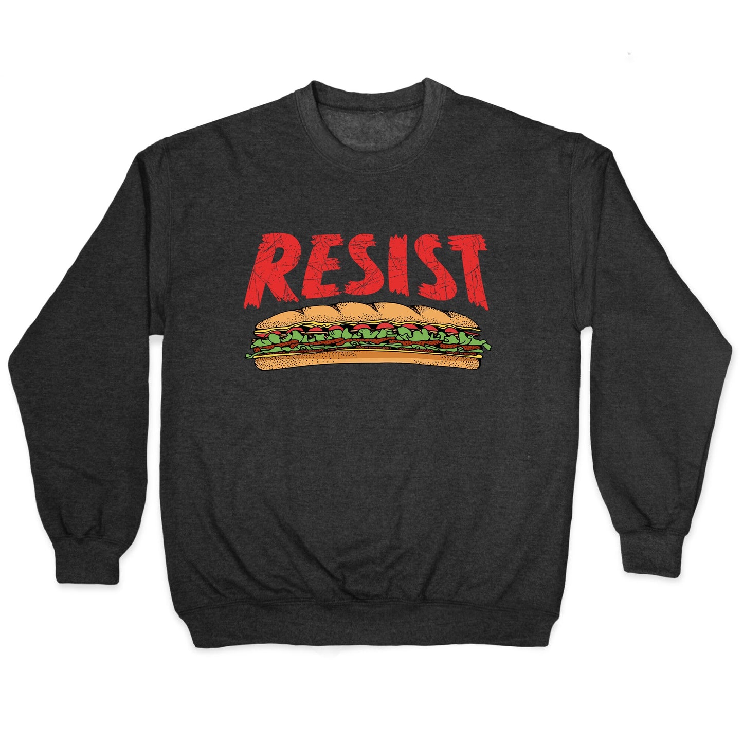 Resist Anti Ice Sandwich Guy DC Crewneck Sweatshirt
