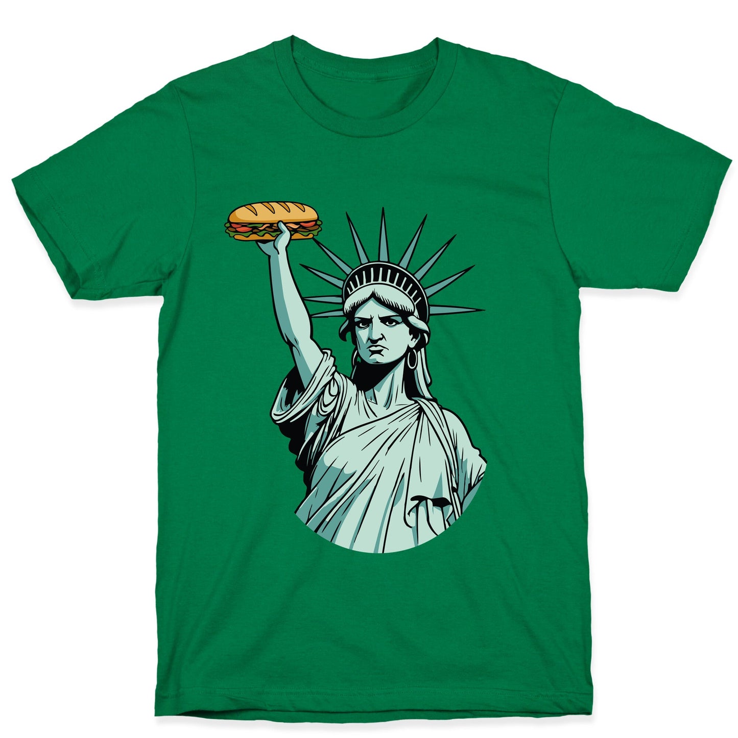 Statue of Liberty Sandwich Guy DC T-Shirt